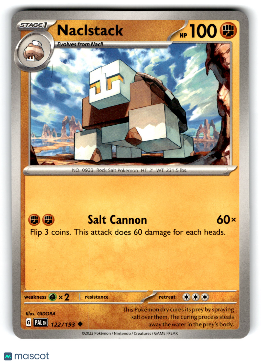2023 Pokemon Naclstack #122/193