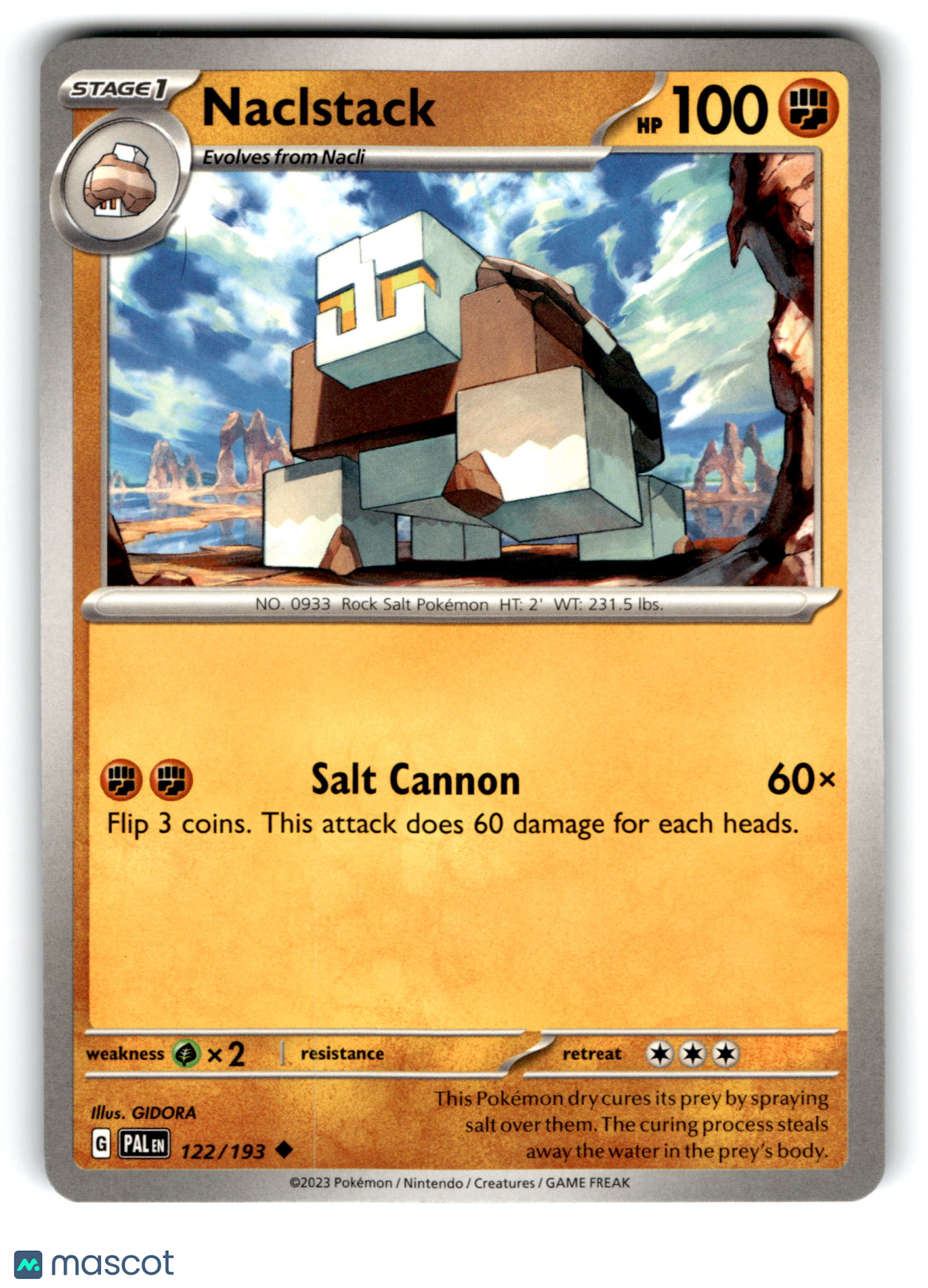 2023 Pokemon Naclstack #122/193