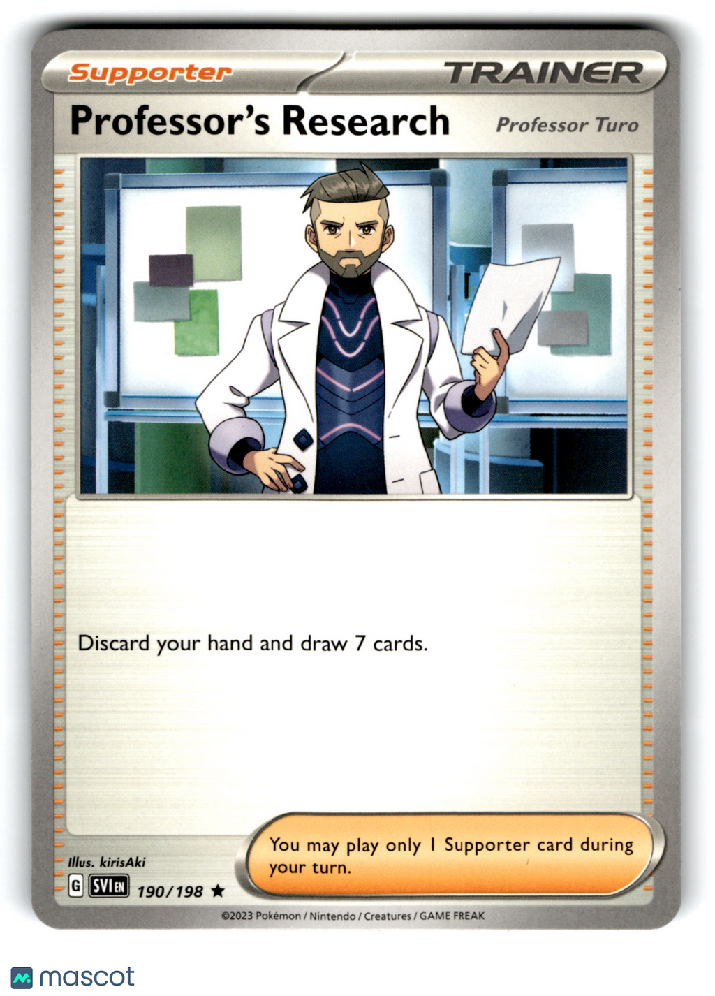 2023 Pokemon Professor's Research #190/198