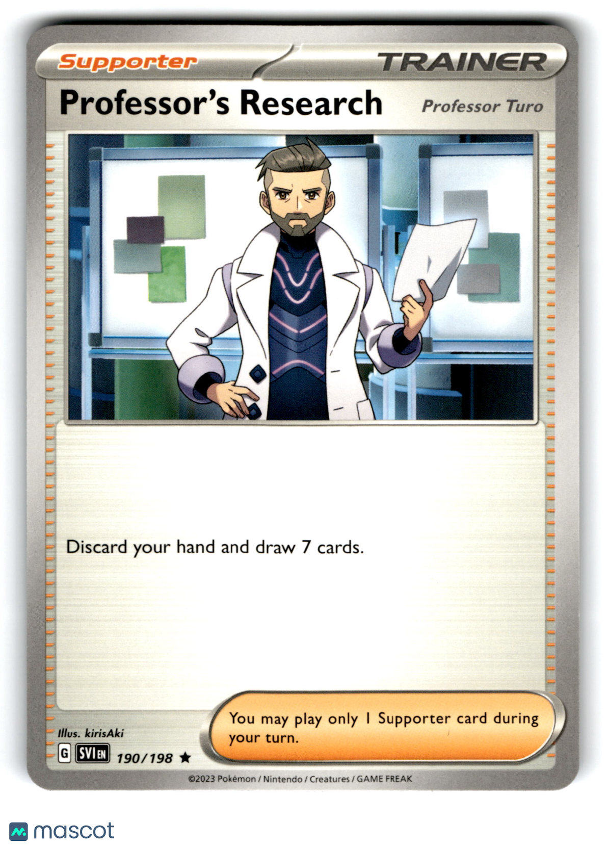 2023 Pokemon Professor's Research #190/198