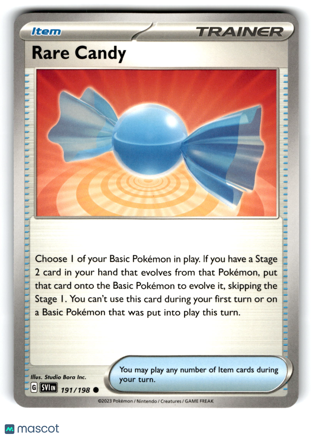 2023 Pokemon Rare Candy #191/198