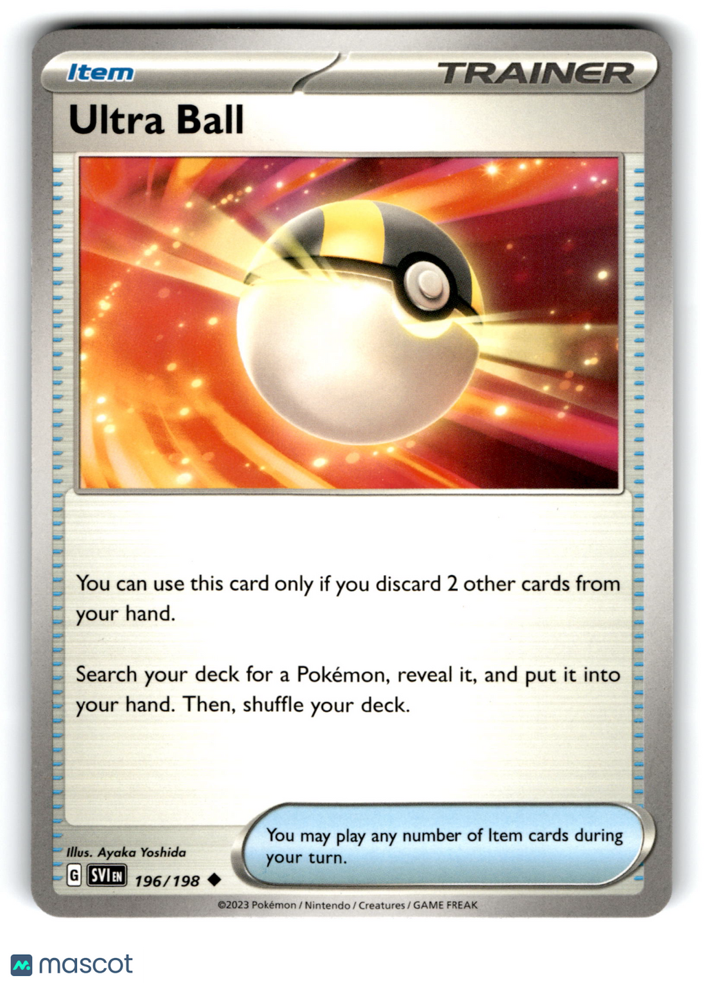 2023 Pokemon Ultra Ball #196/198