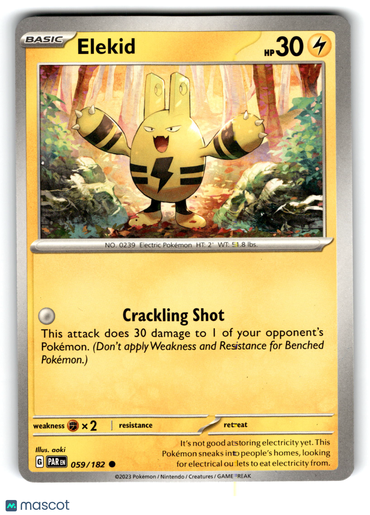 2023 Pokemon Elekid #59/182