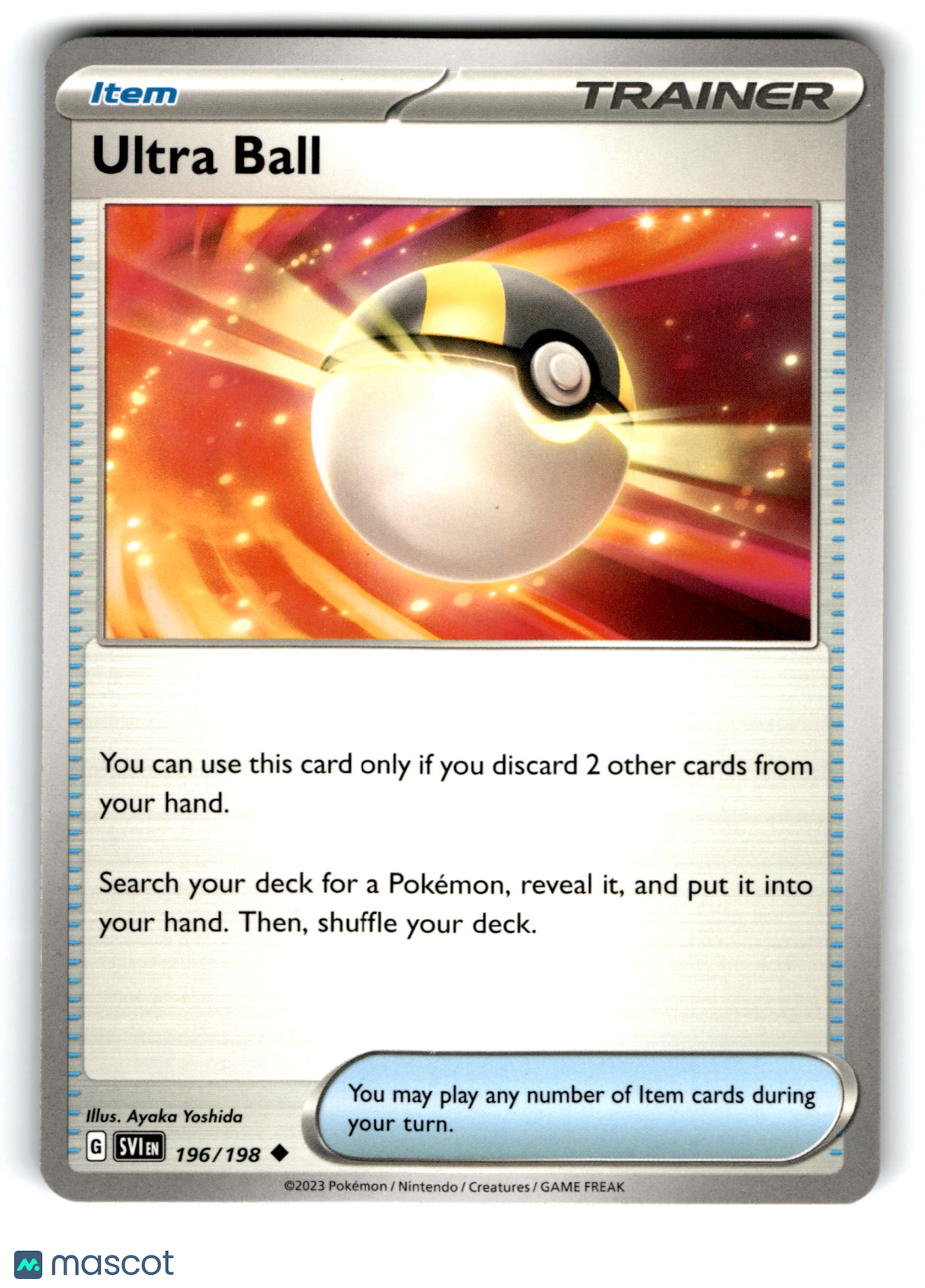 2023 Pokemon Ultra Ball #196/198