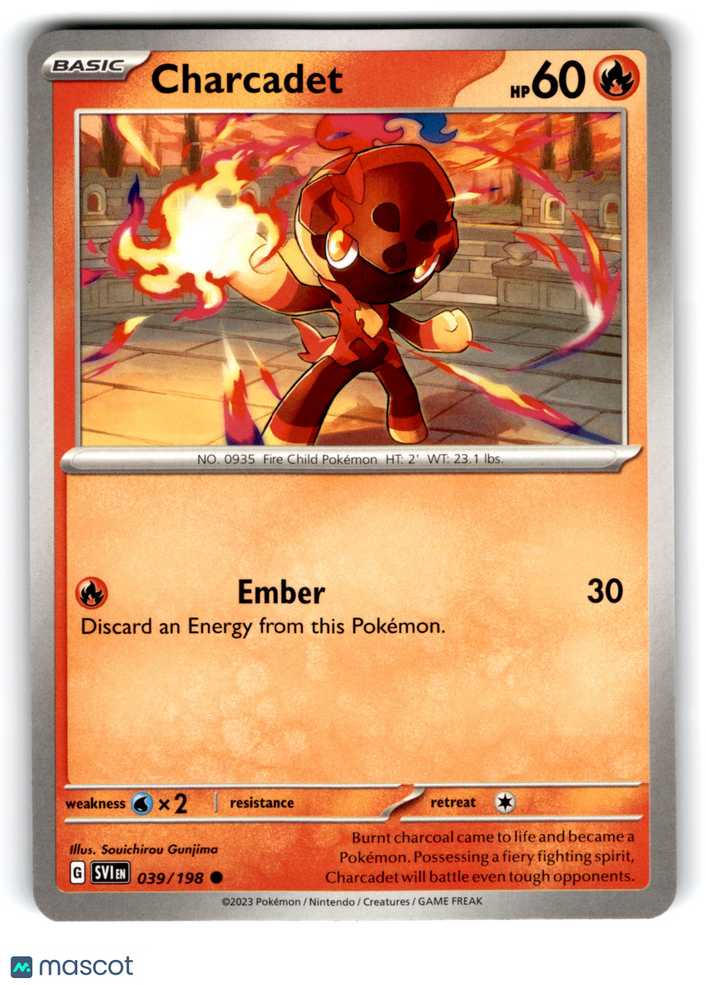 2023 Pokemon Charcadet #39/198