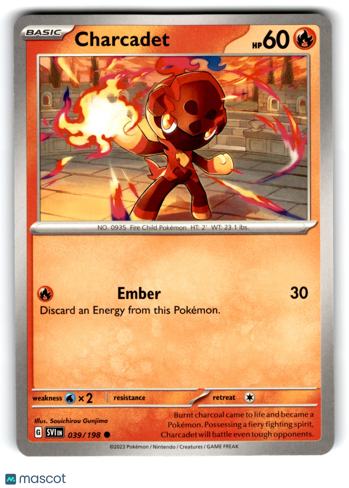 2023 Pokemon Charcadet #39/198