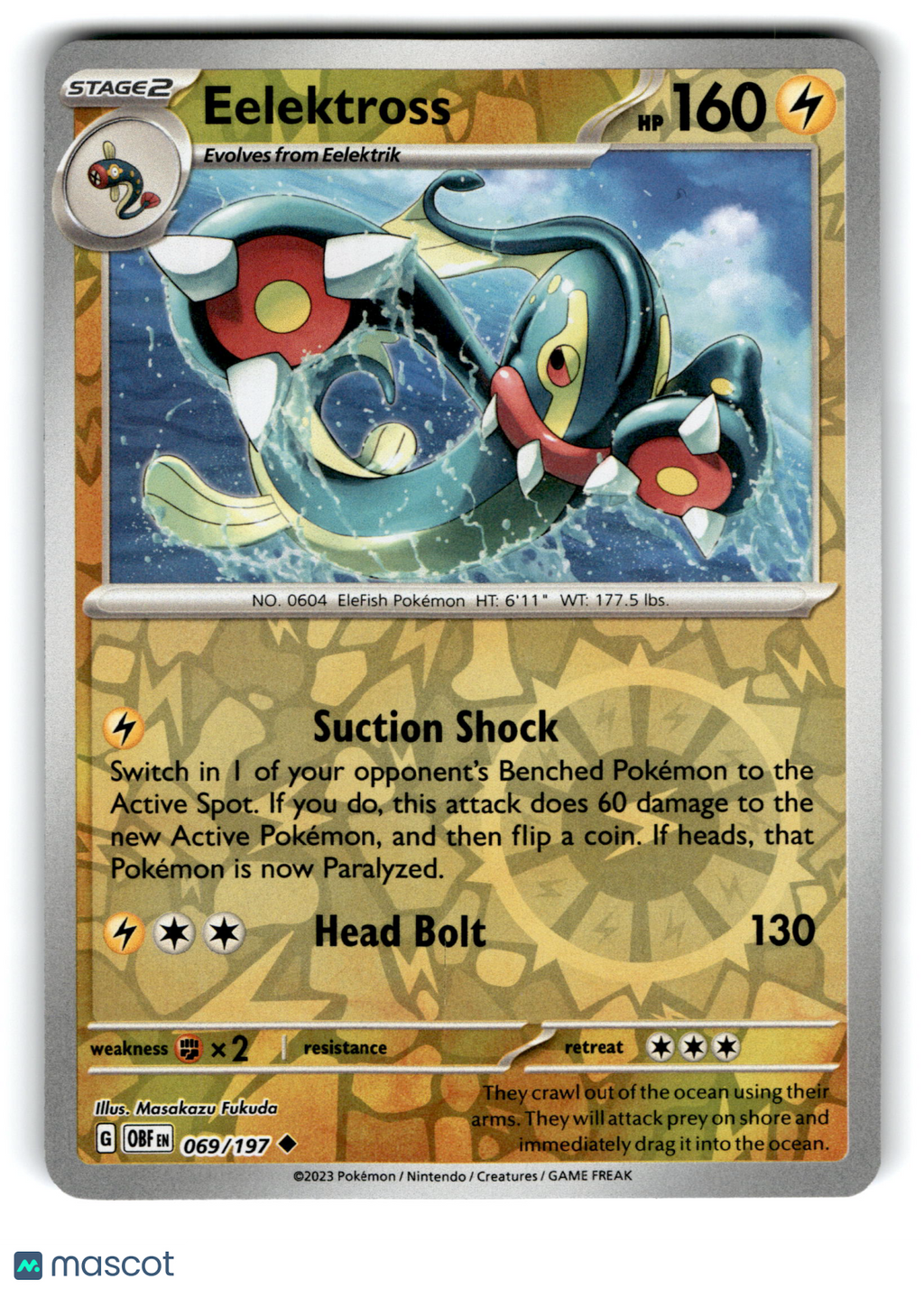 2023 Pokemon Eelektross #69/197