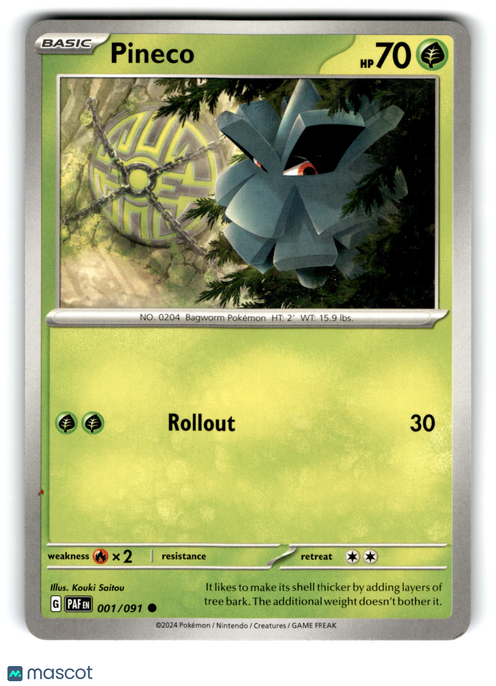 2024 Pokemon Pineco #1/91