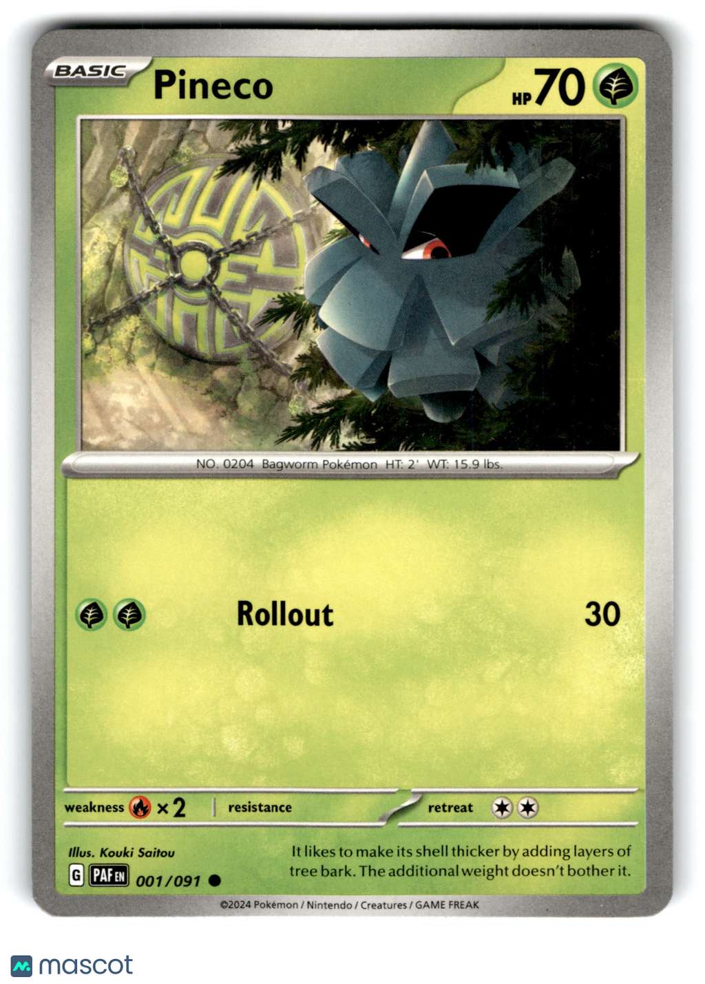 2024 Pokemon Pineco #1/91