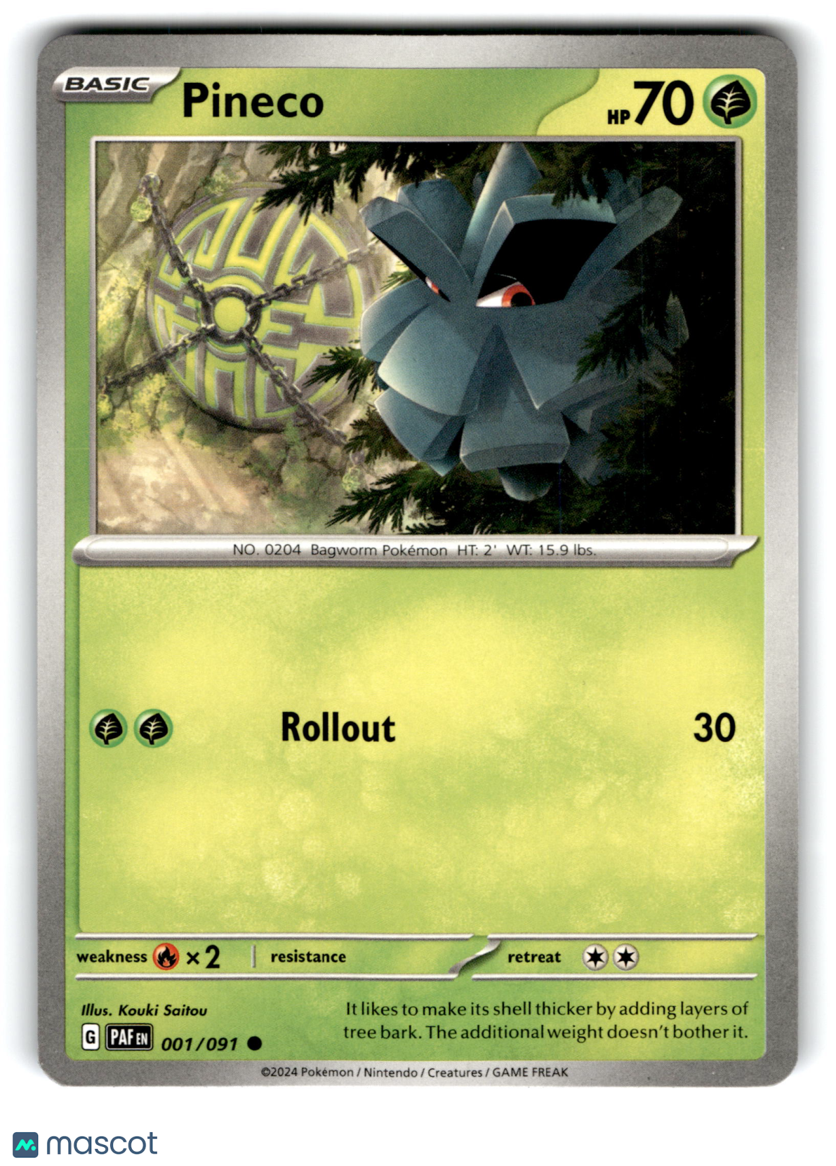 2024 Pokemon Pineco #1/91