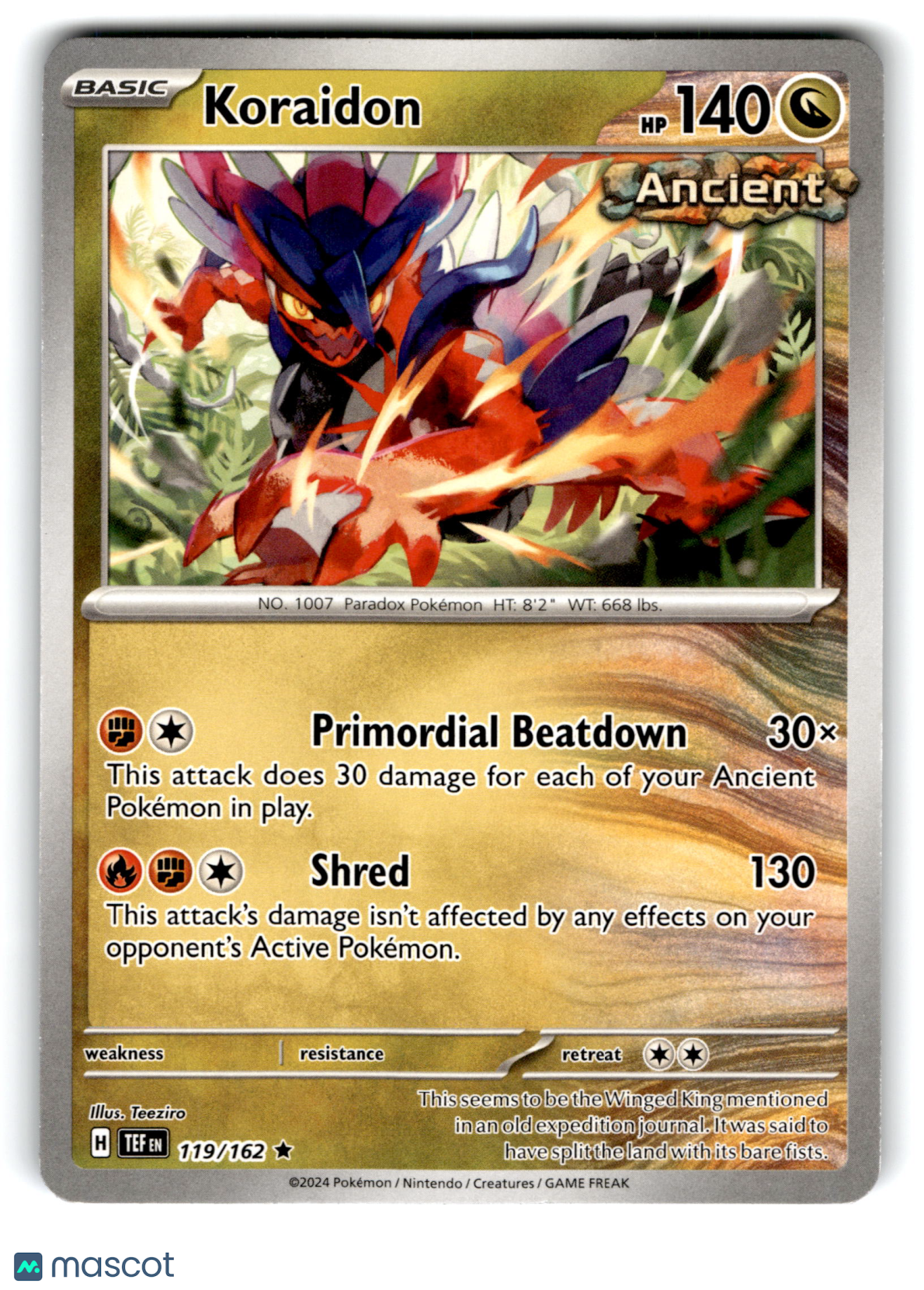 2024 Pokemon Koraidon #119/162