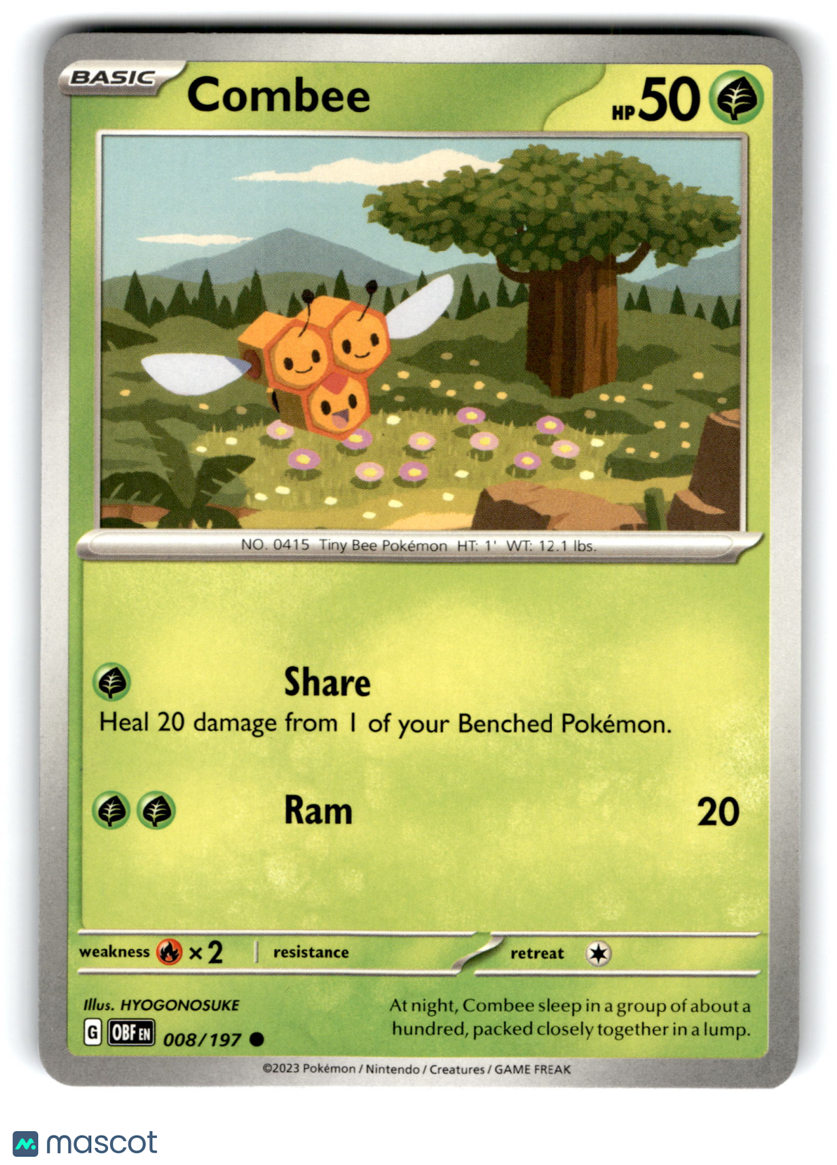 2023 Pokemon Combee #8/197
