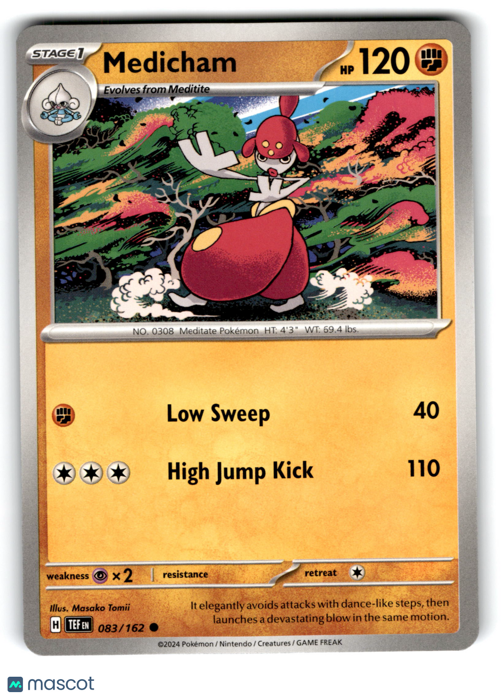 2024 Pokemon Medicham #83/162