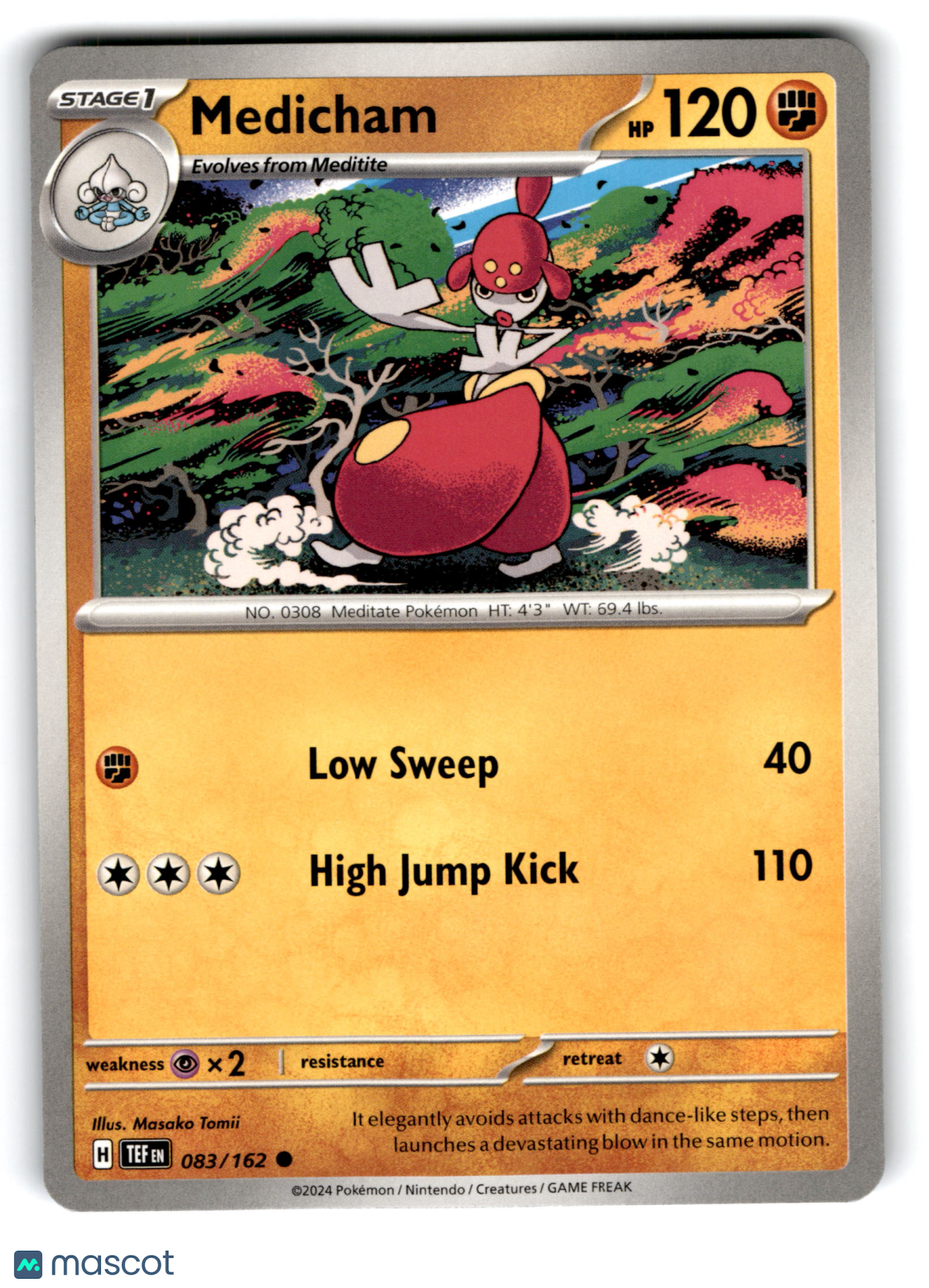 2024 Pokemon Medicham #83/162