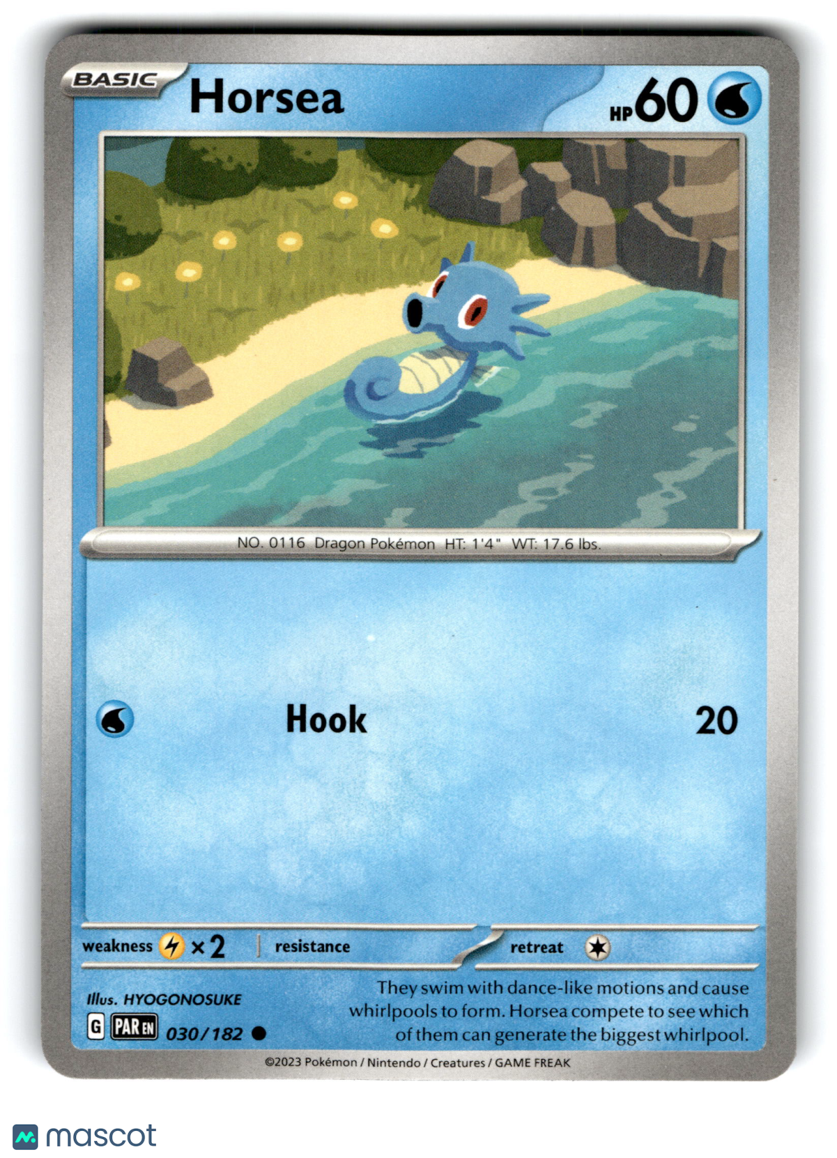 2023 Pokemon Horsea #30/182