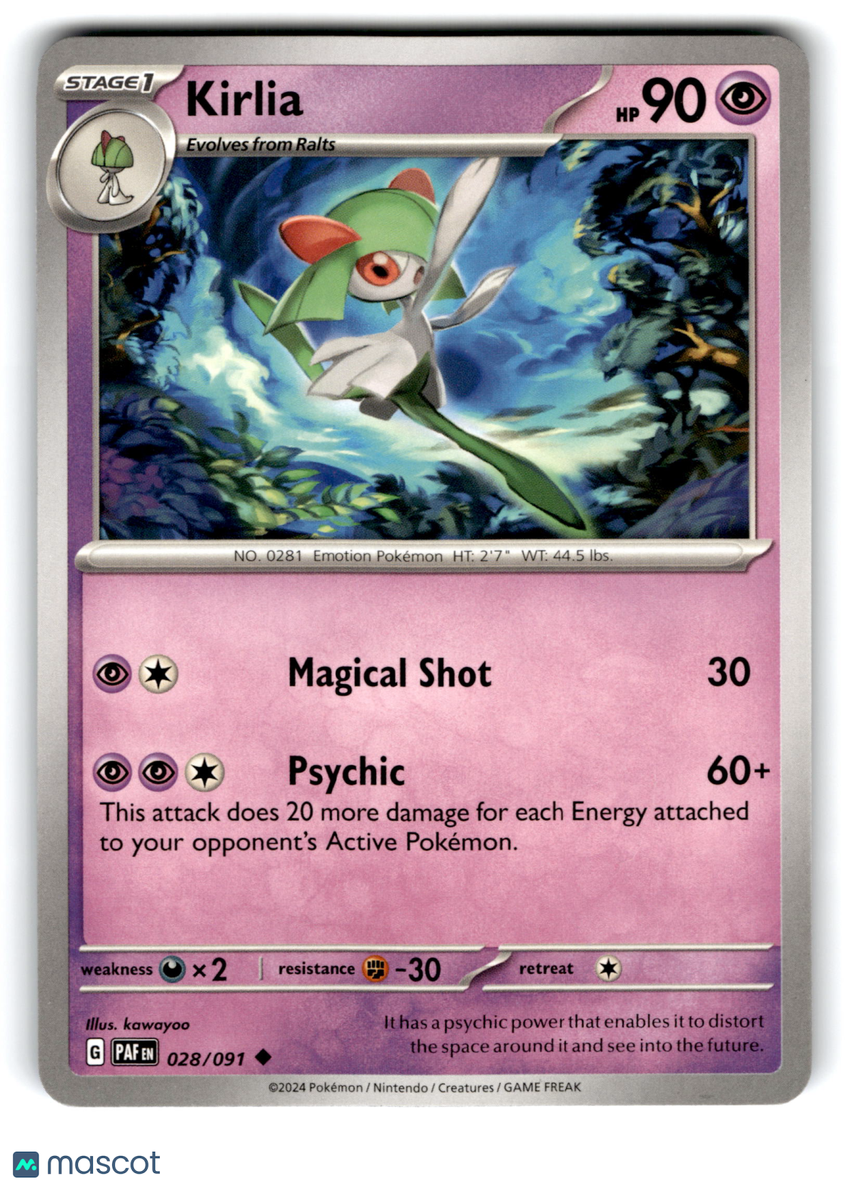 2024 Pokemon Kirlia #28/91