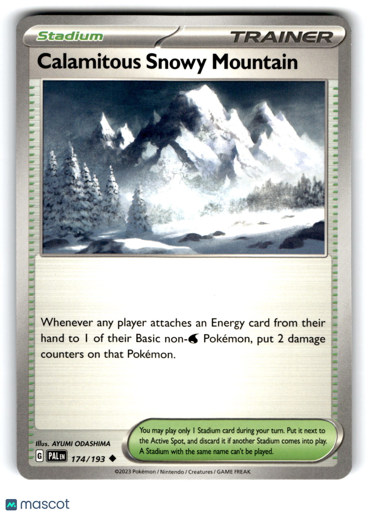 2023 Pokemon Calamitous Snowy Mountain #174/193