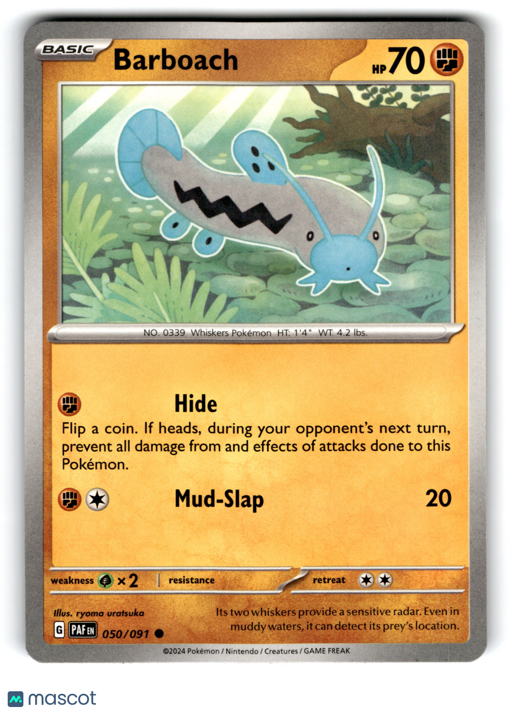 2024 Pokemon Barboach #50/91
