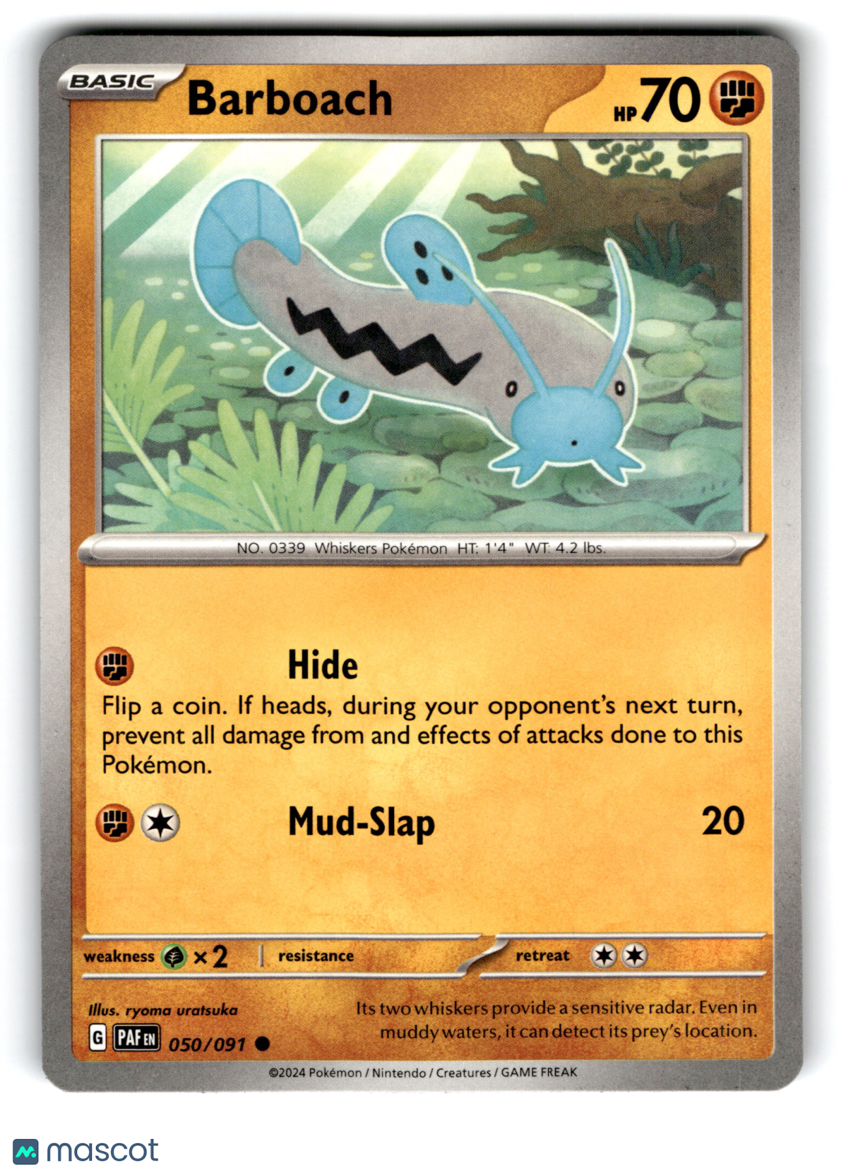 2024 Pokemon Barboach #50/91