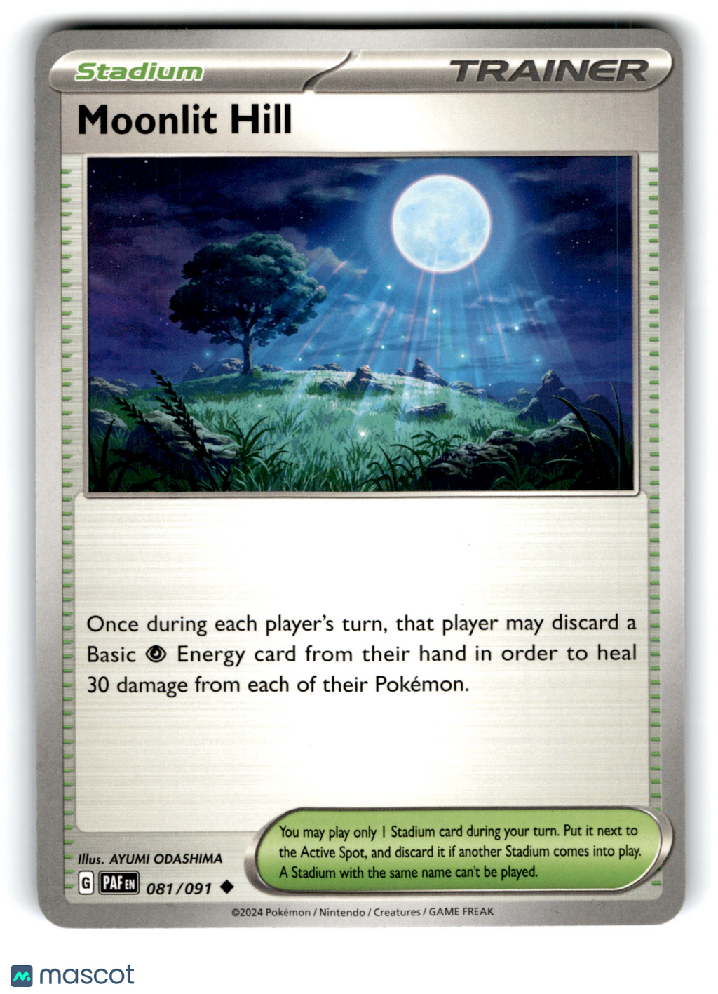 2024 Pokemon Moonlit Hill #81/91