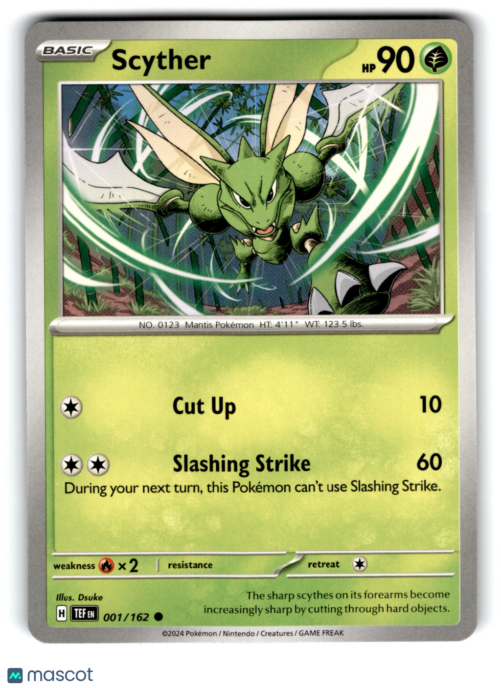 2024 Pokemon Scyther #1/162