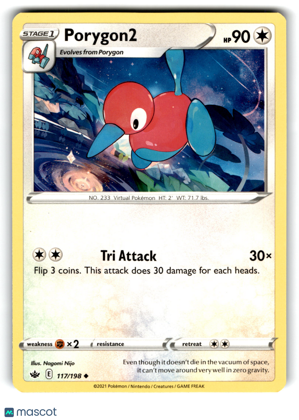 2021 Pokemon Porygon2 #117/198