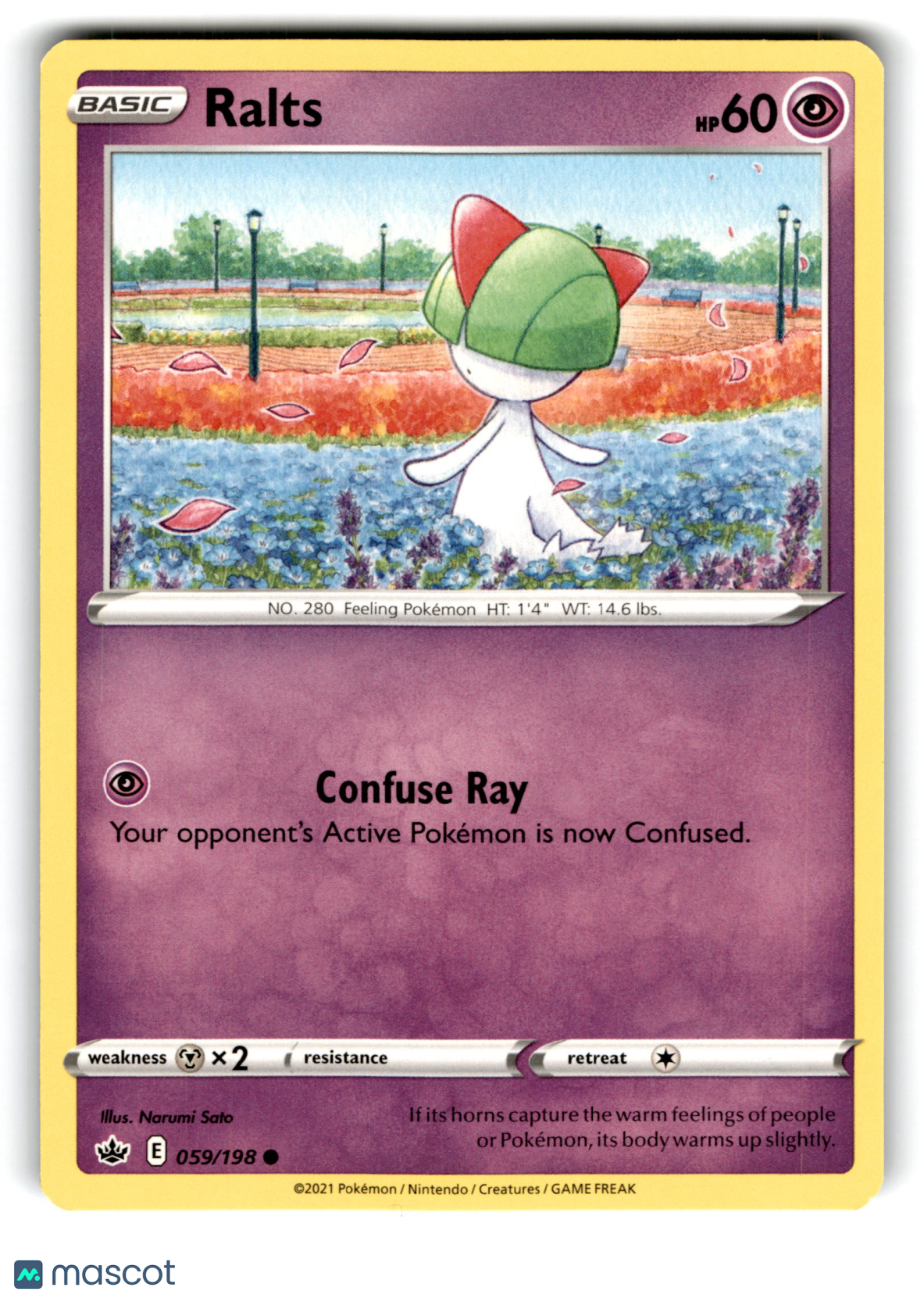 2021 Pokemon Ralts #59/198