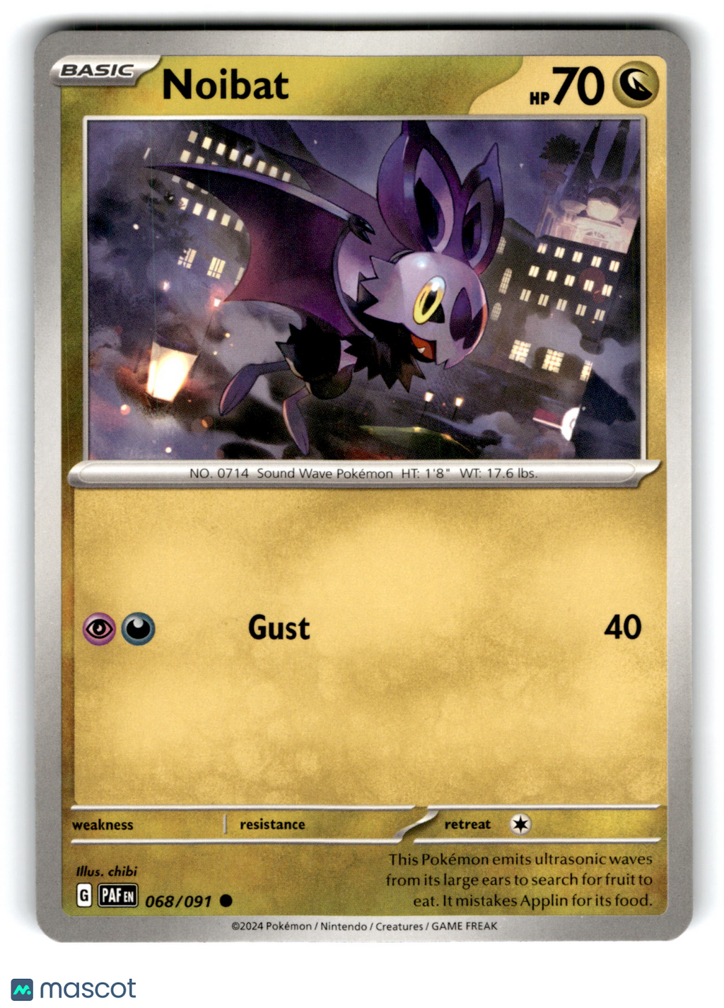 2024 Pokemon Noibat #68/91