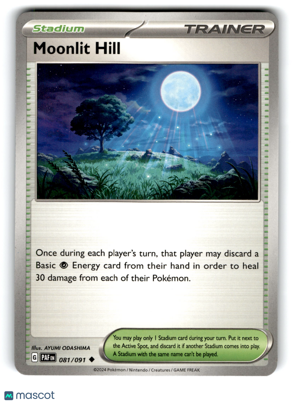 2024 Pokemon Moonlit Hill #81/91