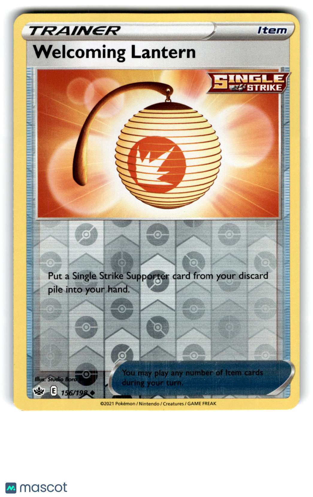 2021 Pokemon Welcoming Lantern #156/198