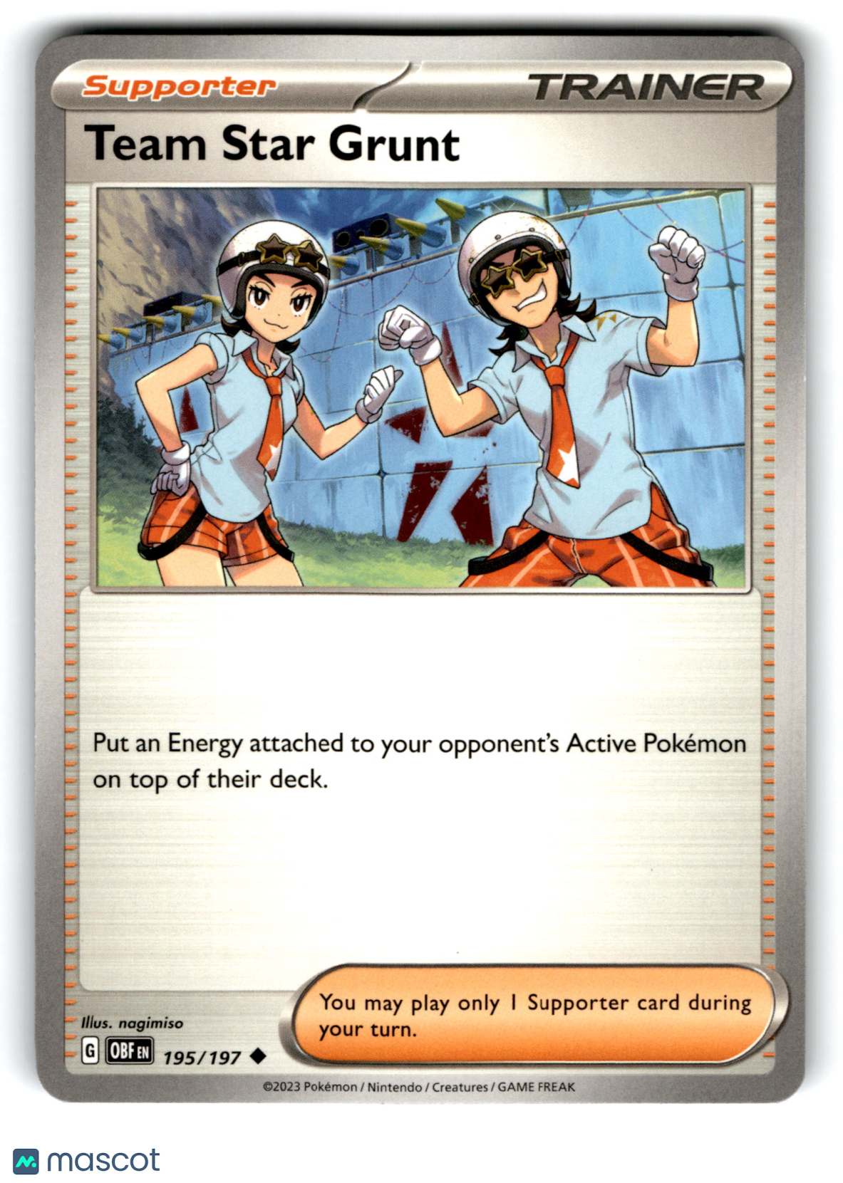 2023 Pokemon Team Star Grunt #195/197