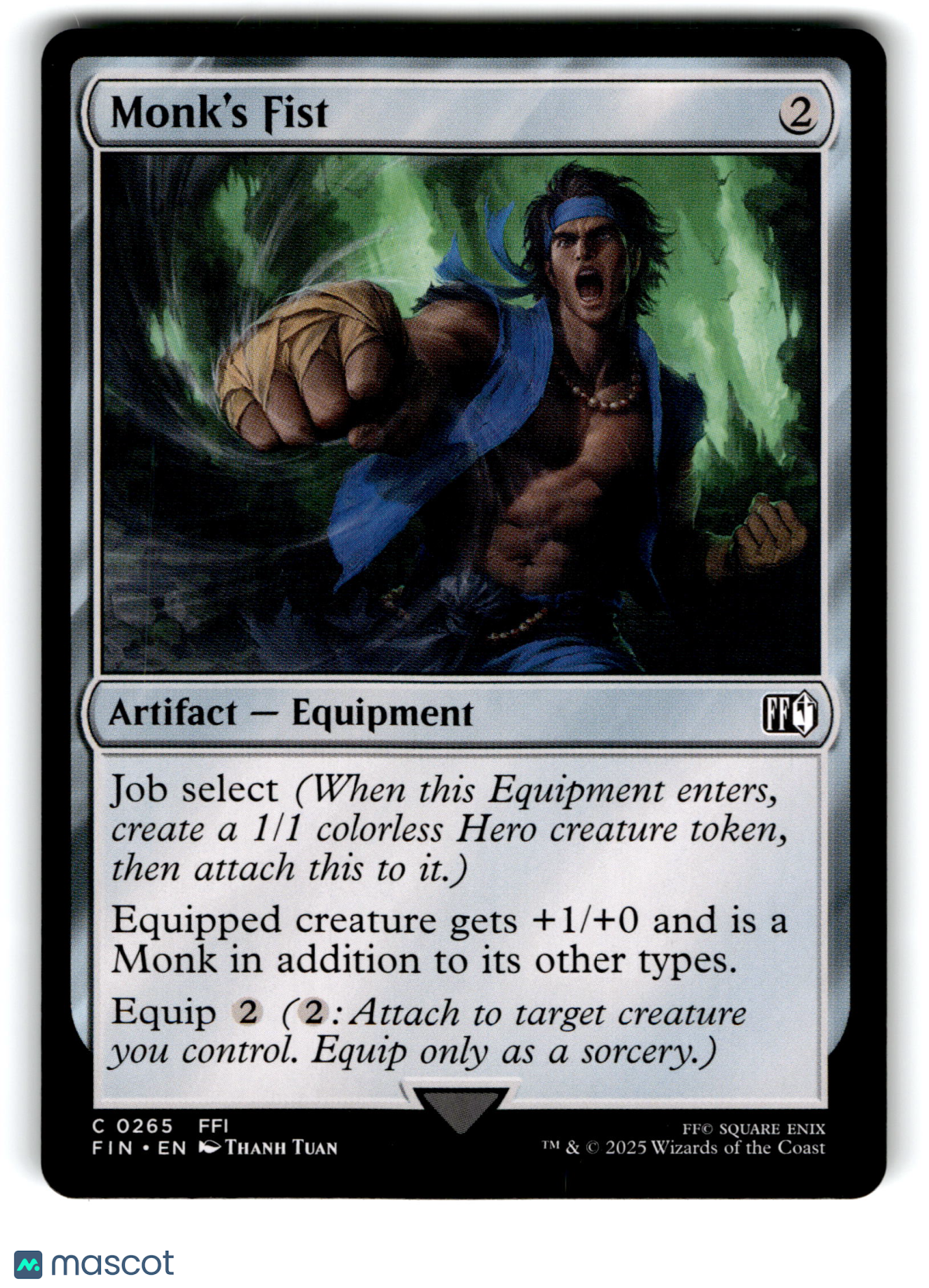 2025 Magic: The Gathering Monk's Fist #0265
