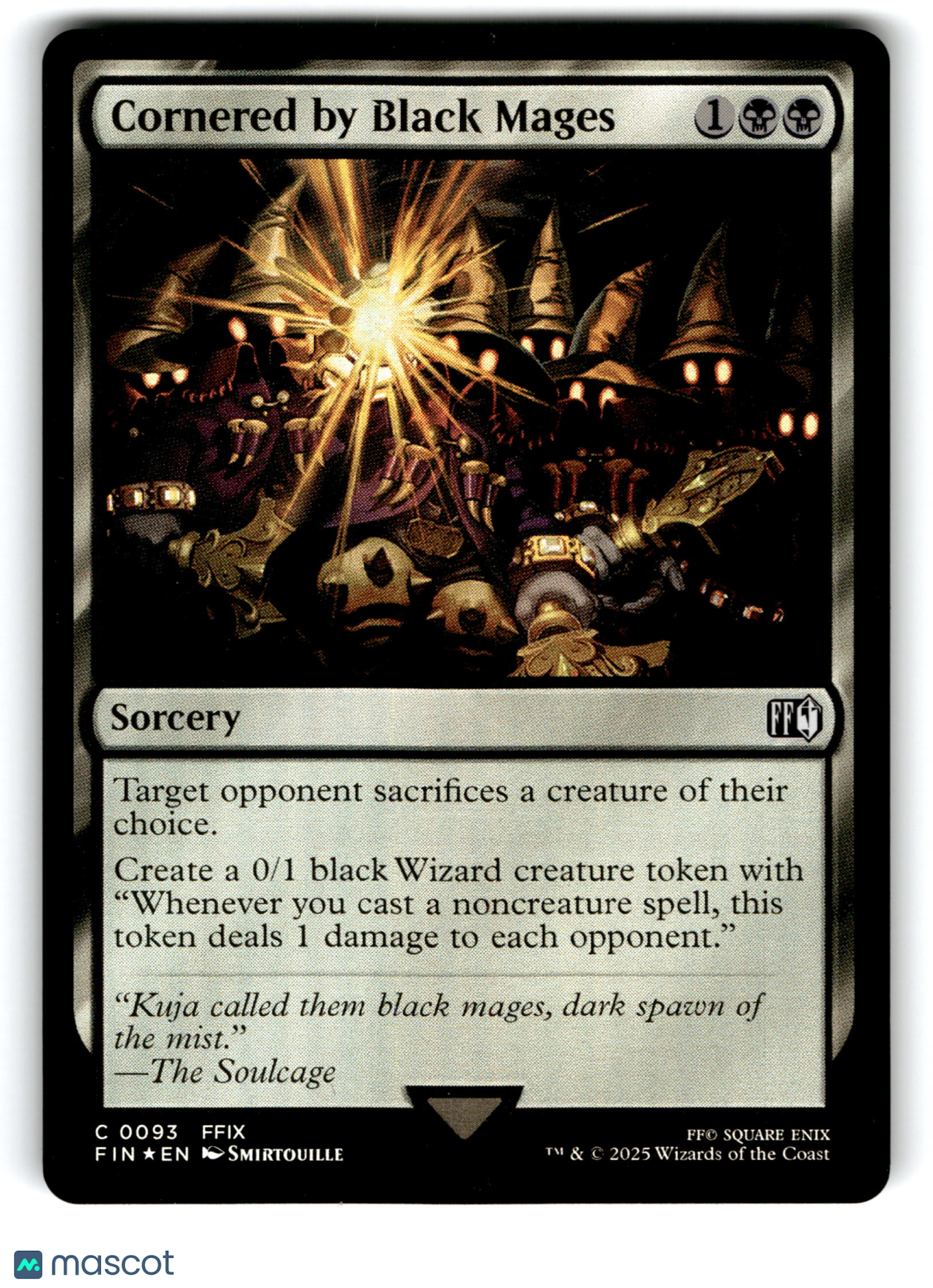2025 Magic: The Gathering Cornered by Black Mages #C0093