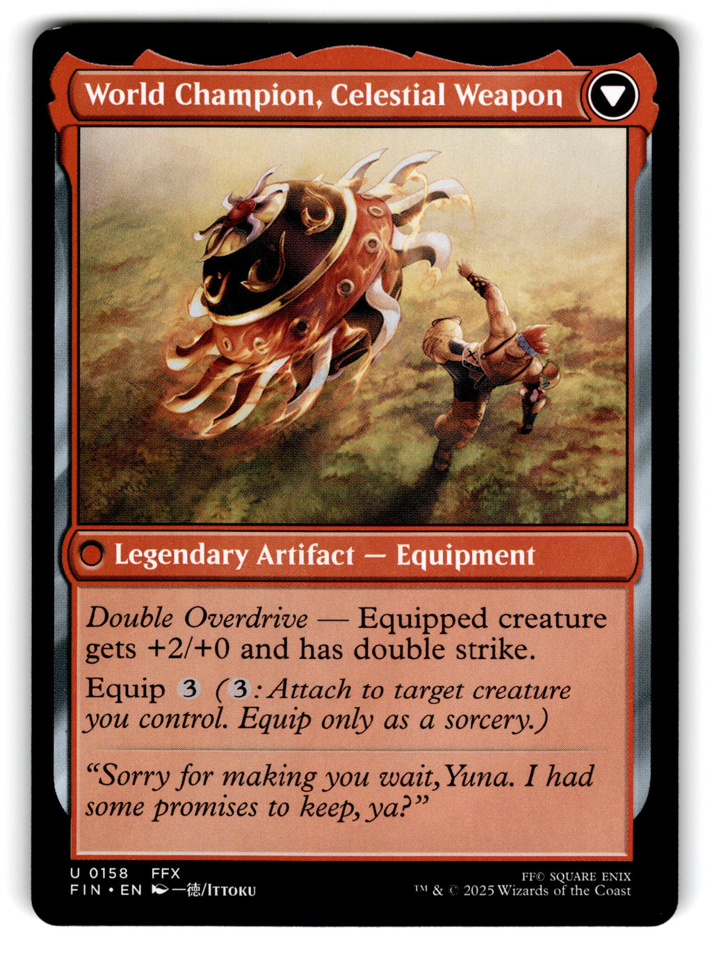 2025 Magic: The Gathering Tidus #U 0158 Double-Faced
