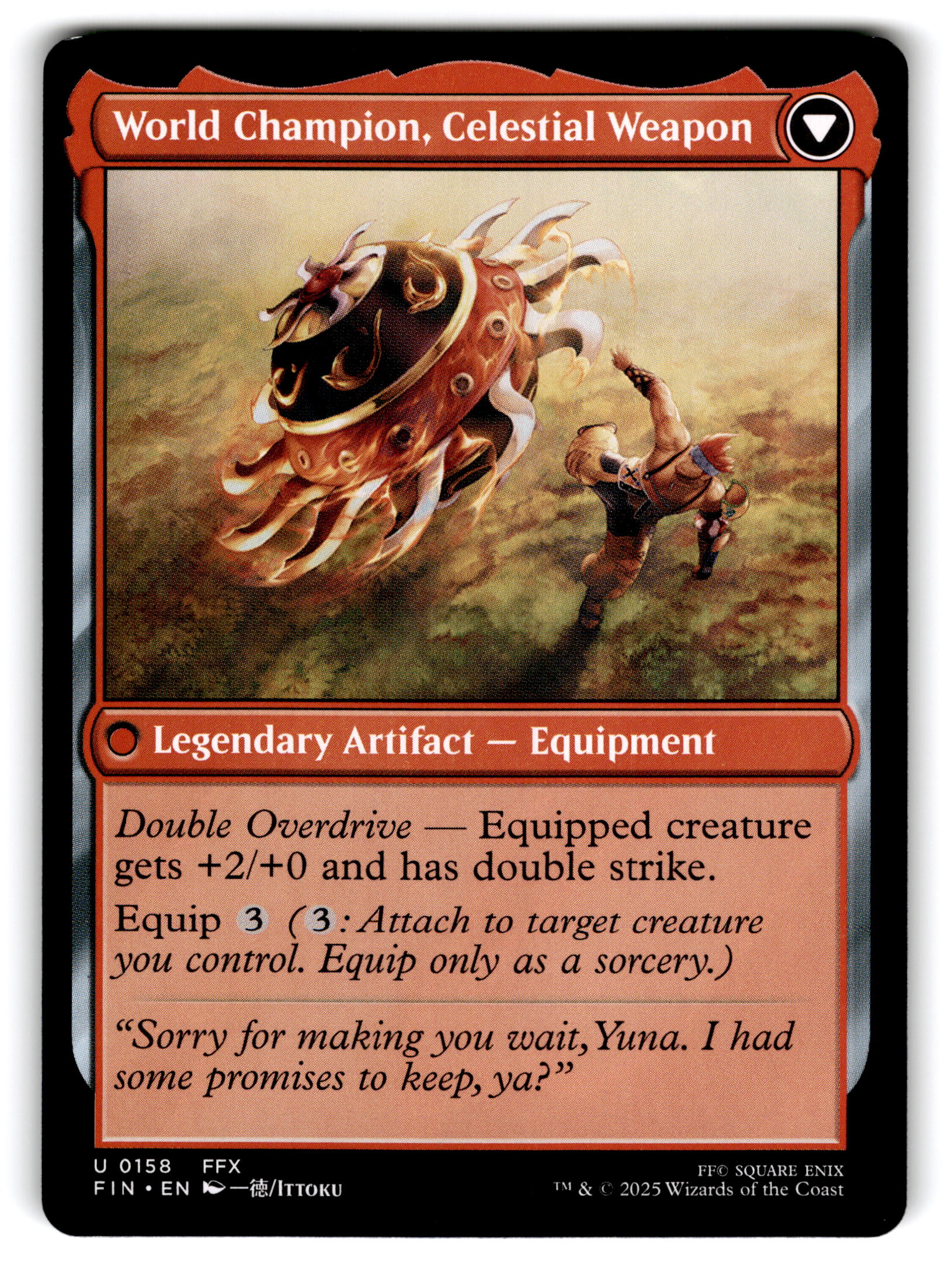 2025 Magic: The Gathering Tidus #U 0158 Double-Faced