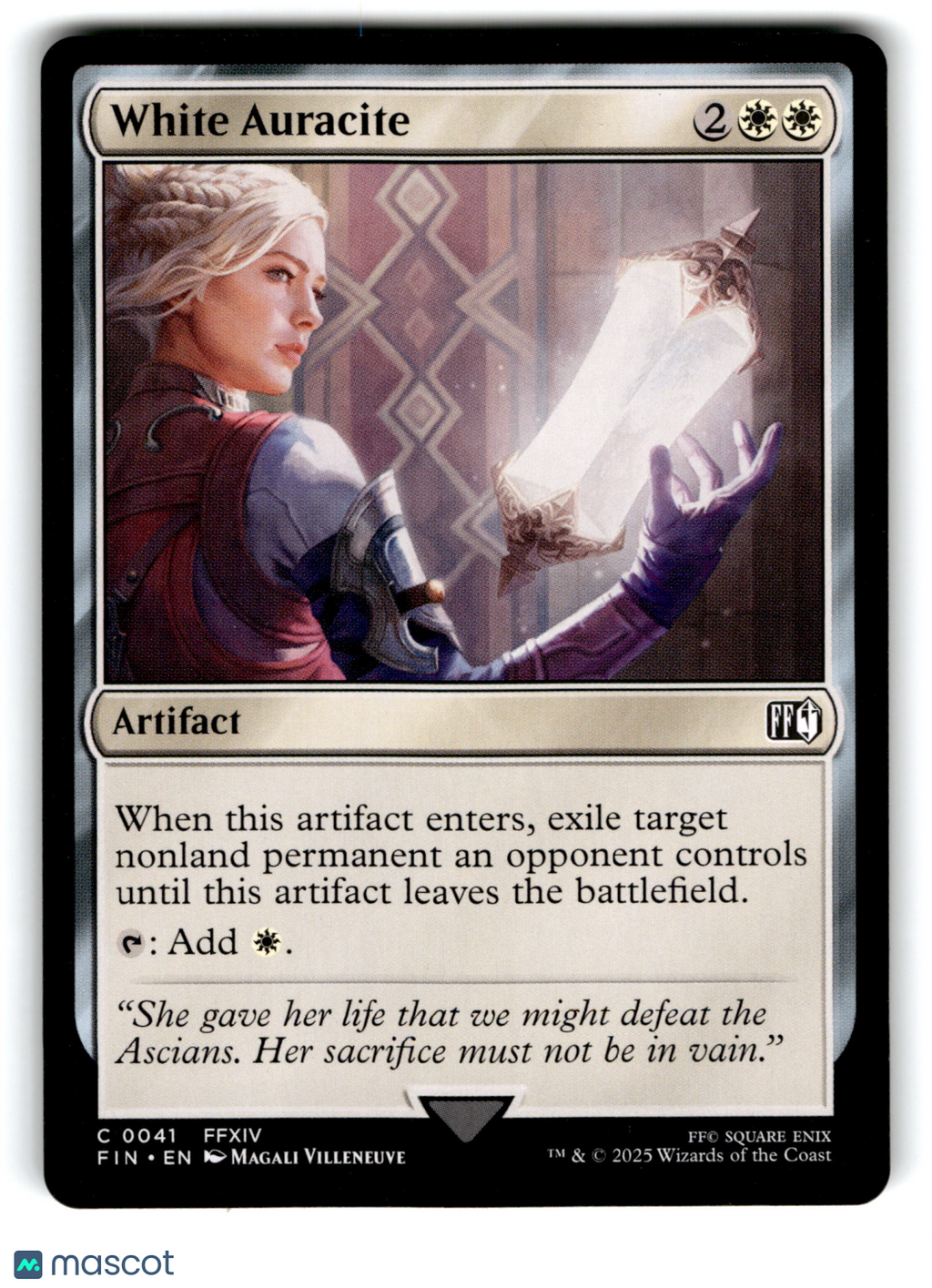 2023 Magic: The Gathering White Auracite #C 0041