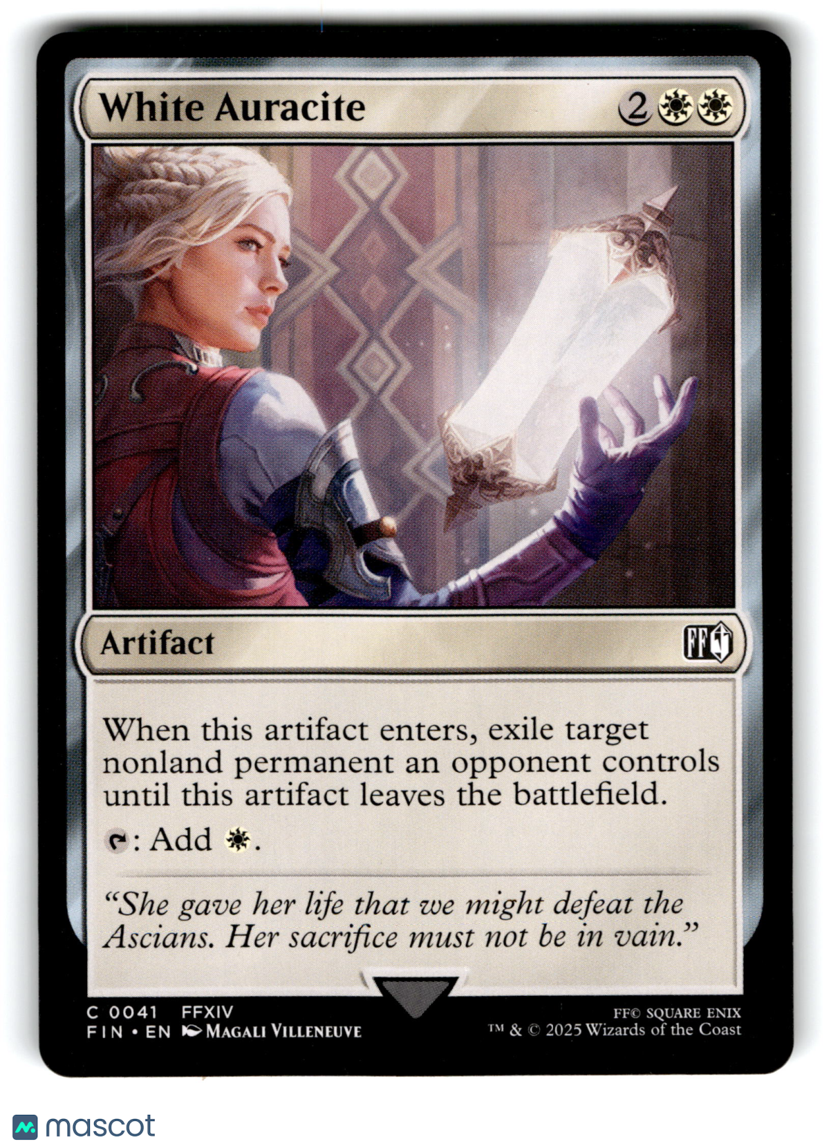 2023 Magic: The Gathering White Auracite #C 0041
