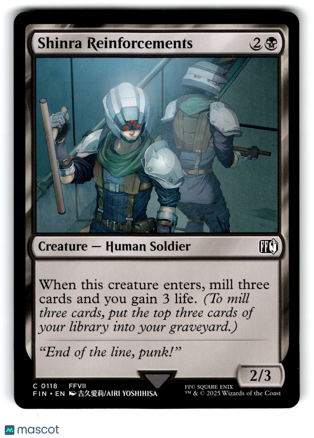 2025 Magic: The Gathering Shinra Reinforcements