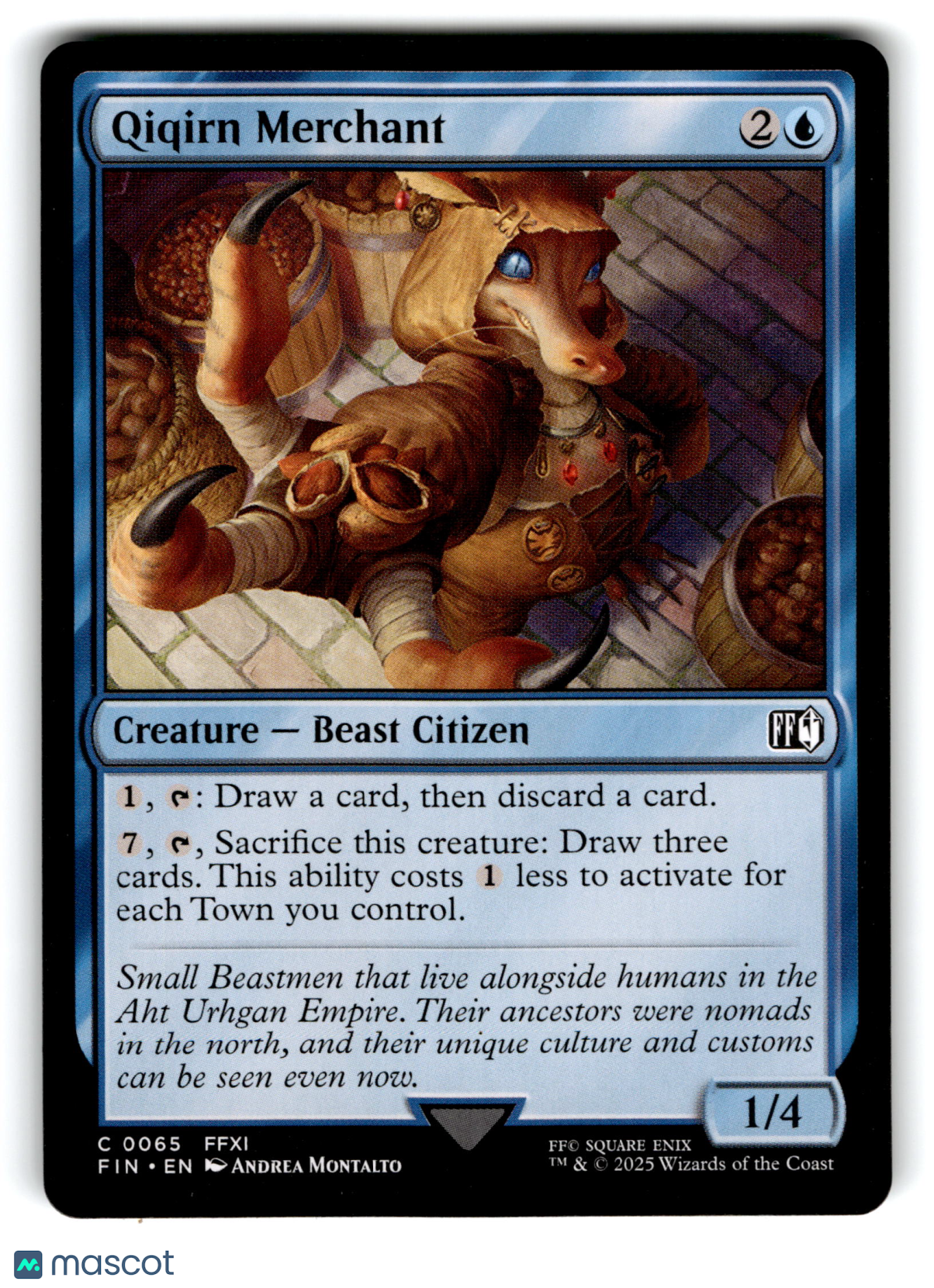 2025 Magic: The Gathering Qiqirn Merchant #C 0065
