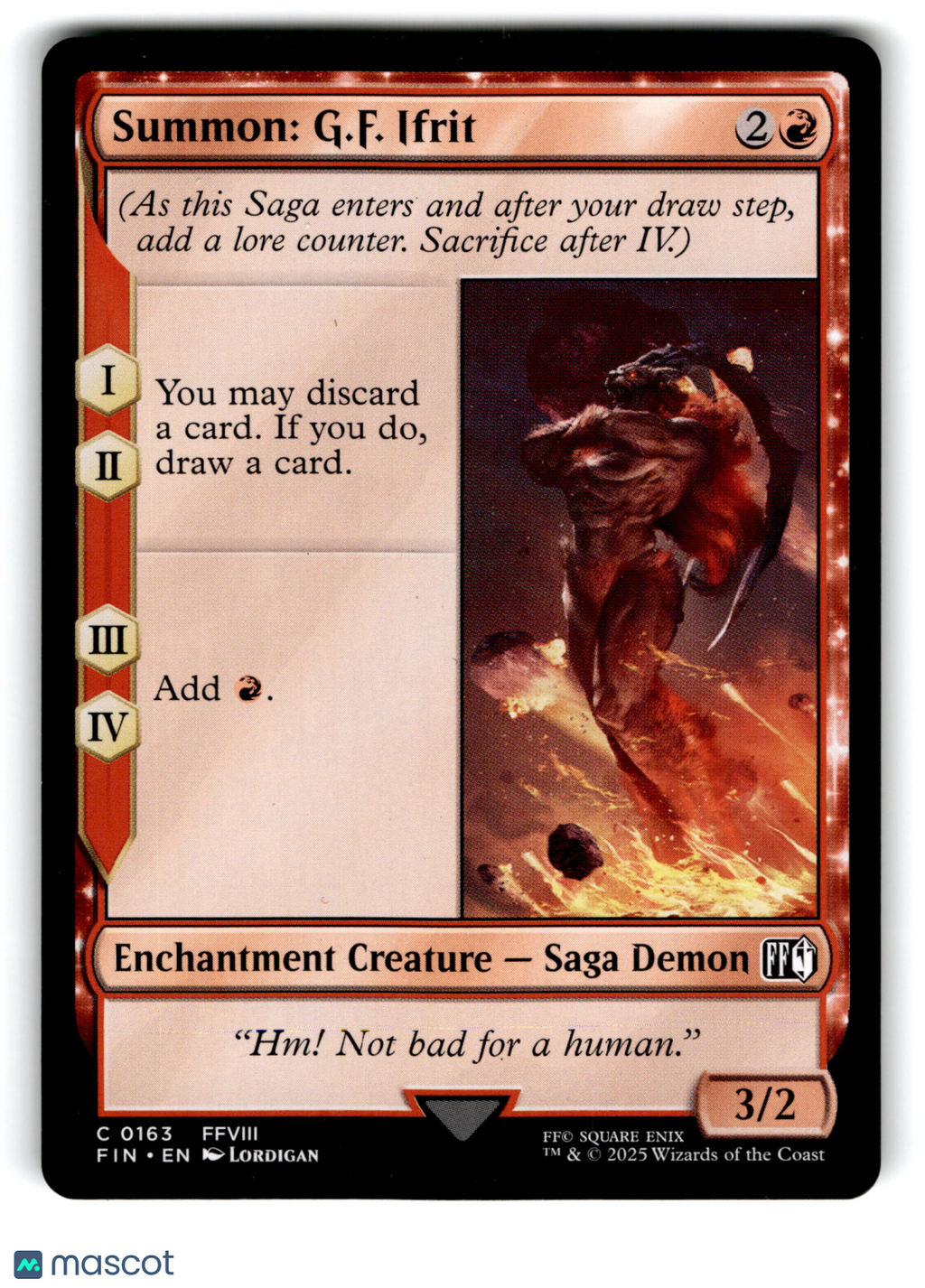 2023 Magic: The Gathering Ifrit #C 0163