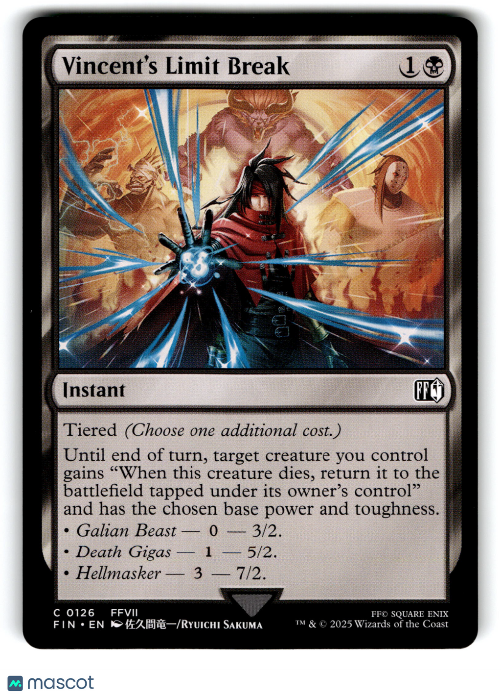 2025 Magic: The Gathering Vincent Valentine