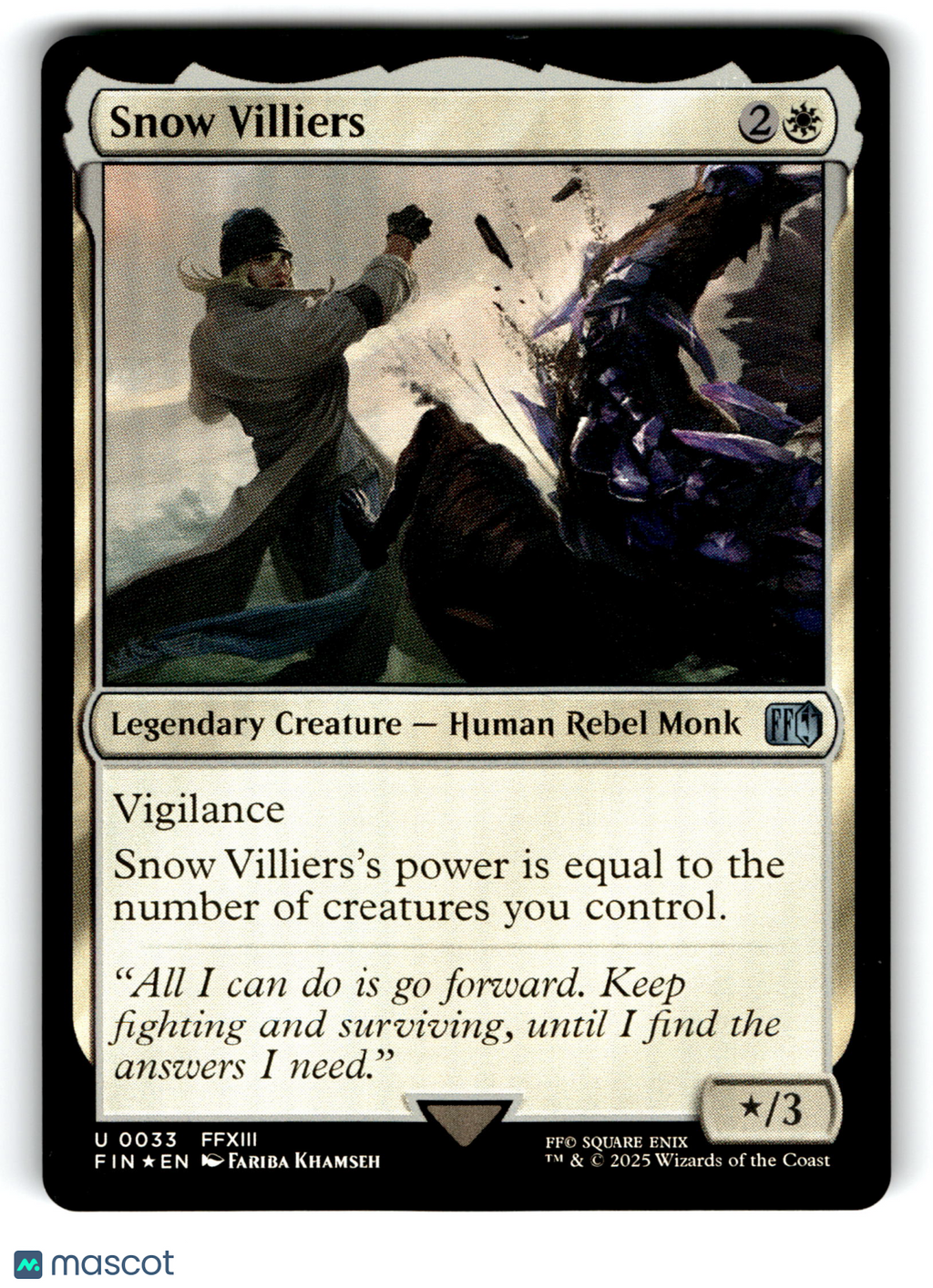 2025 Magic: The Gathering Snow Villiers #U 0033