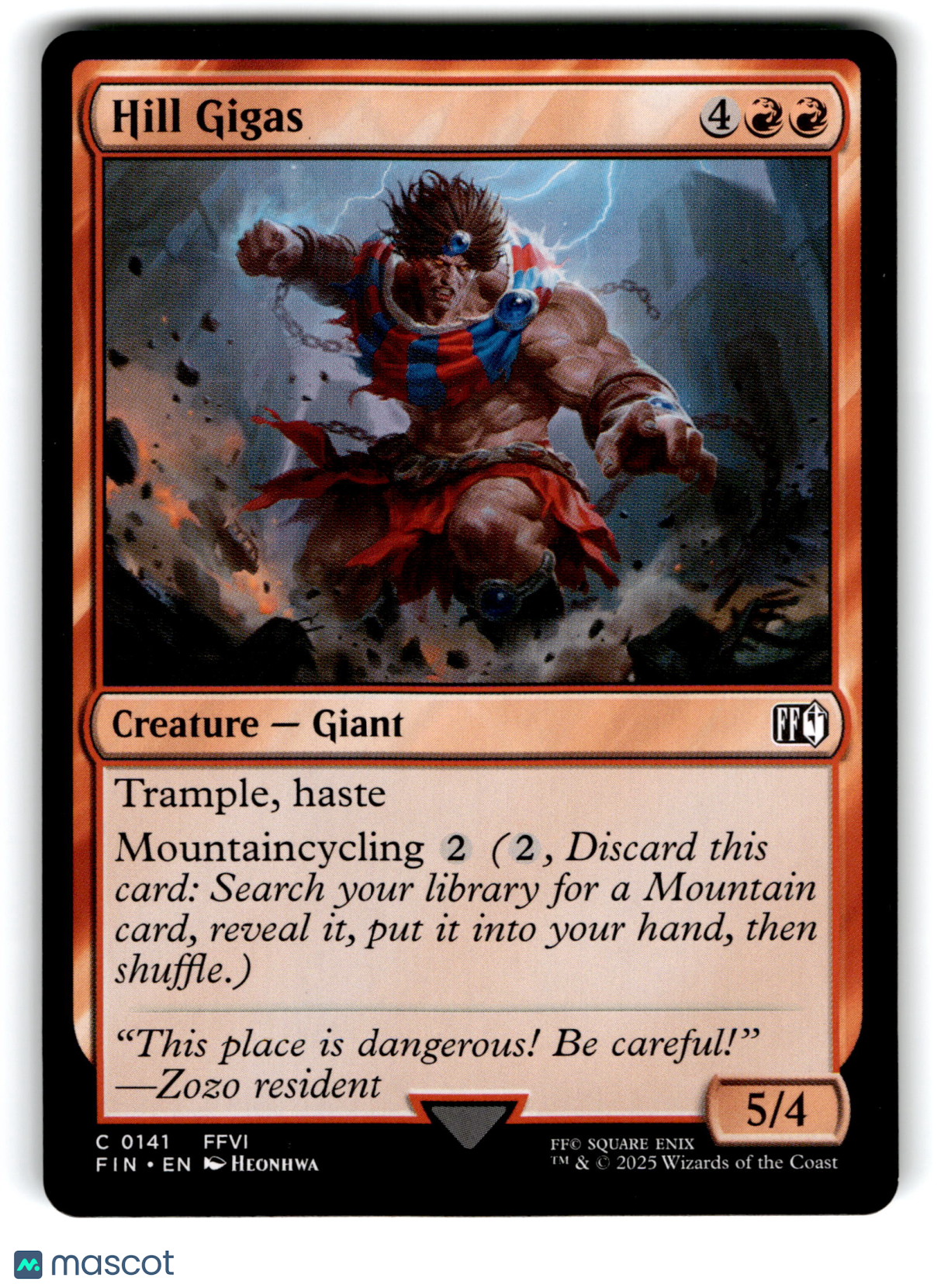 2025 Magic: The Gathering Hill Gigas #C 0141