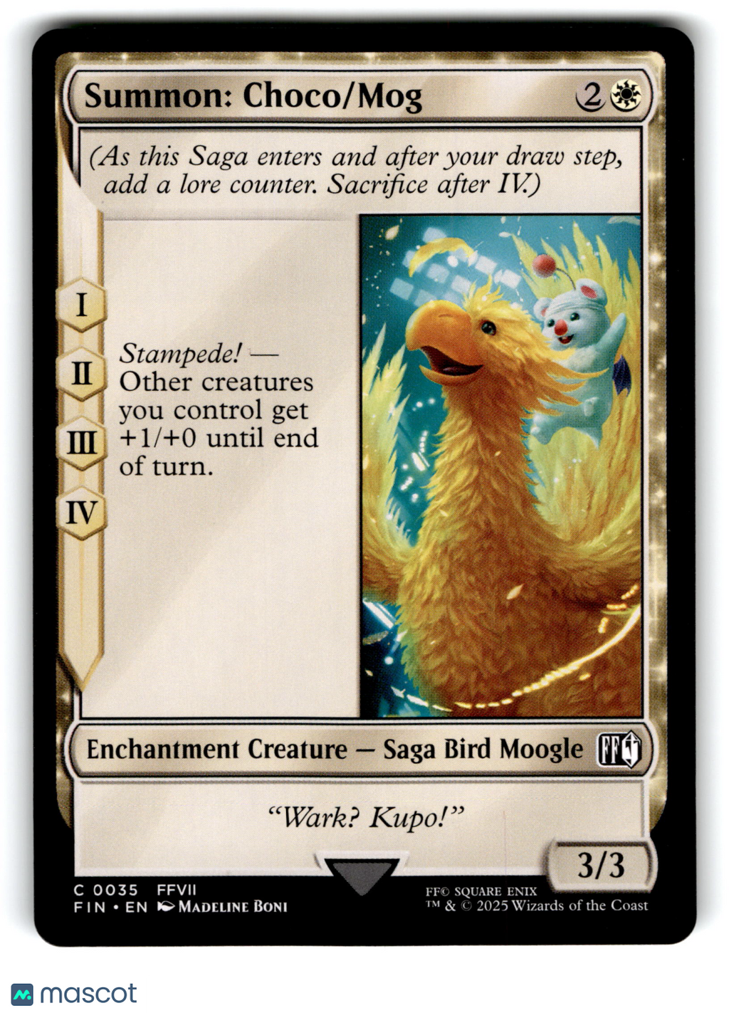 2023 Magic: The Gathering Summon: Choco/Mog #C0035