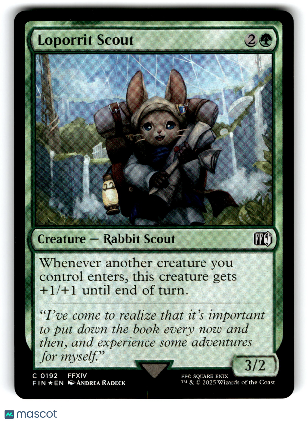 2025 Magic: The Gathering Loporrit Scout #C 0192