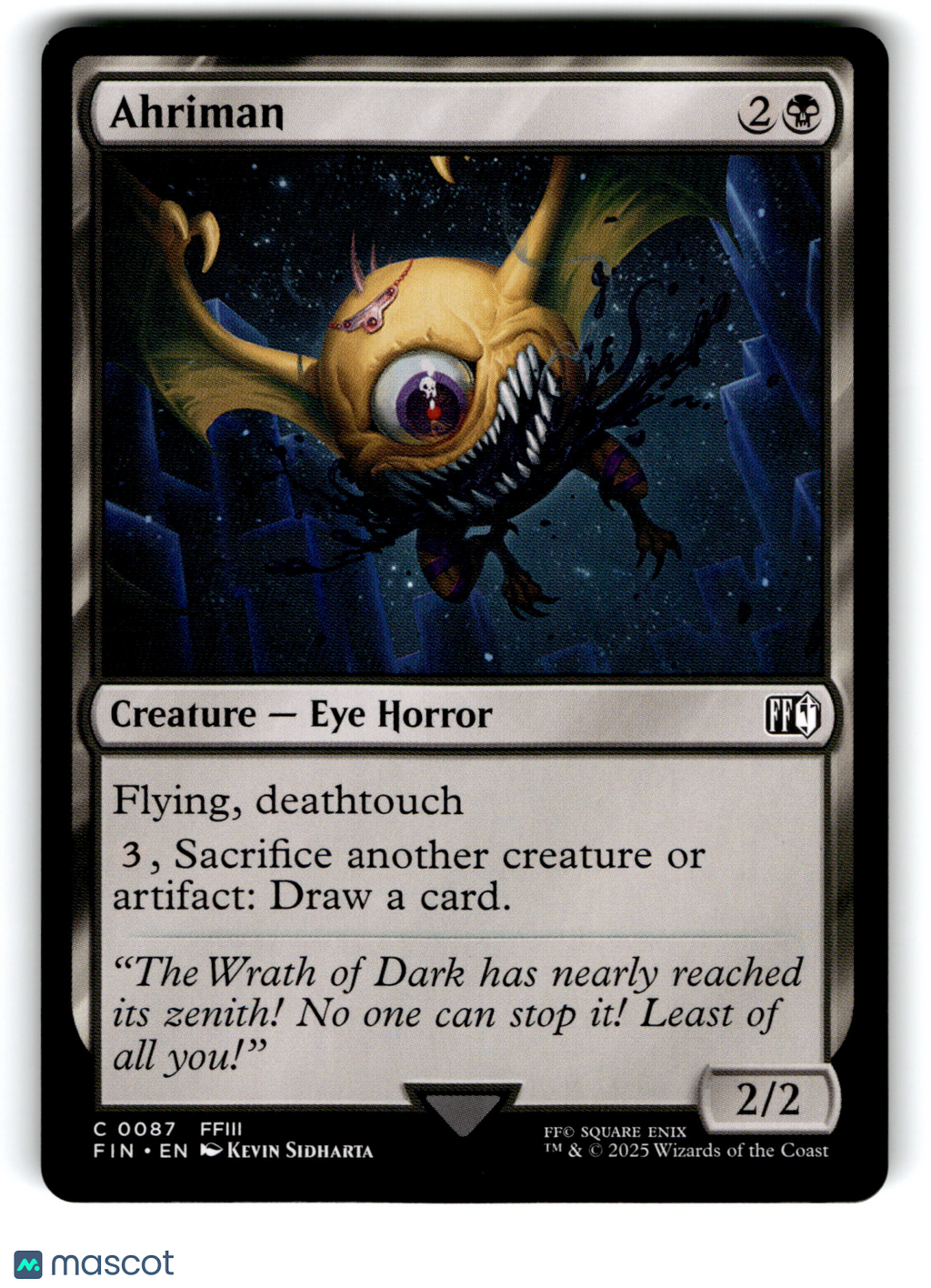 2025 Magic: The Gathering Ahriman #C 0087