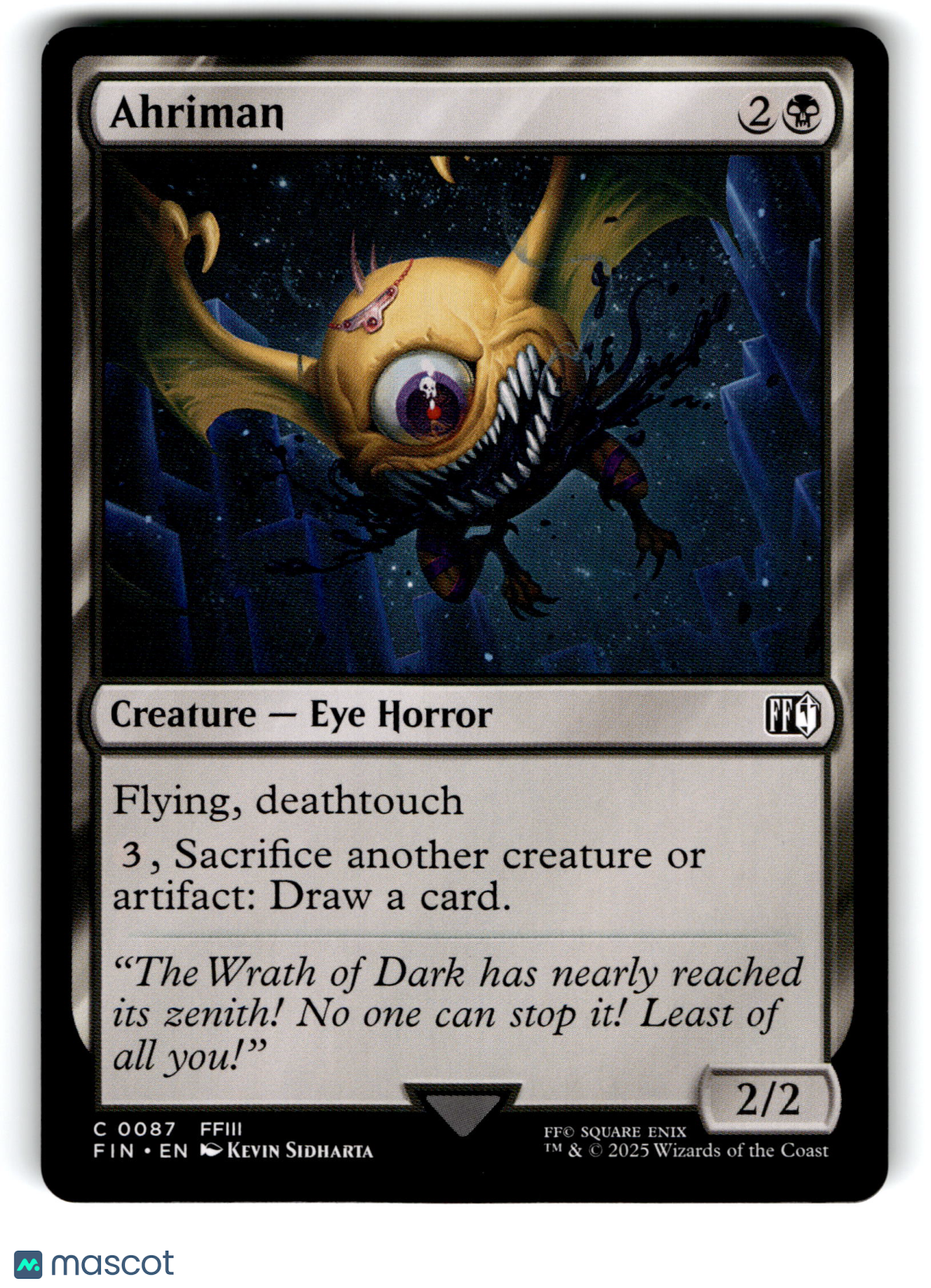 2025 Magic: The Gathering Ahriman #C 0087