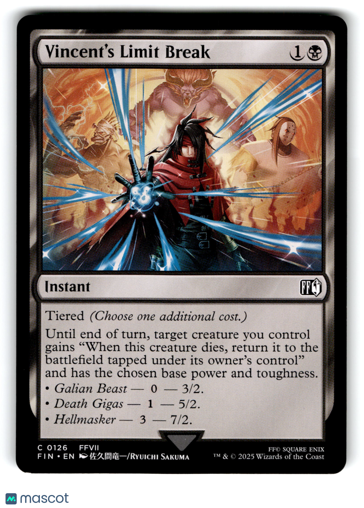 2025 Magic: The Gathering Vincent Valentine #126