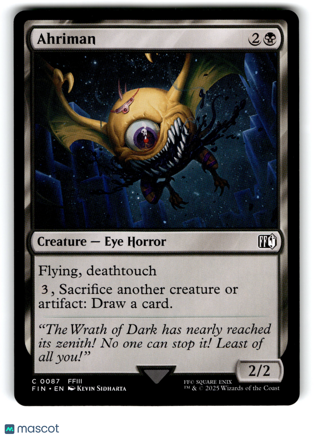 2023 Magic: The Gathering Ahriman #C 0087