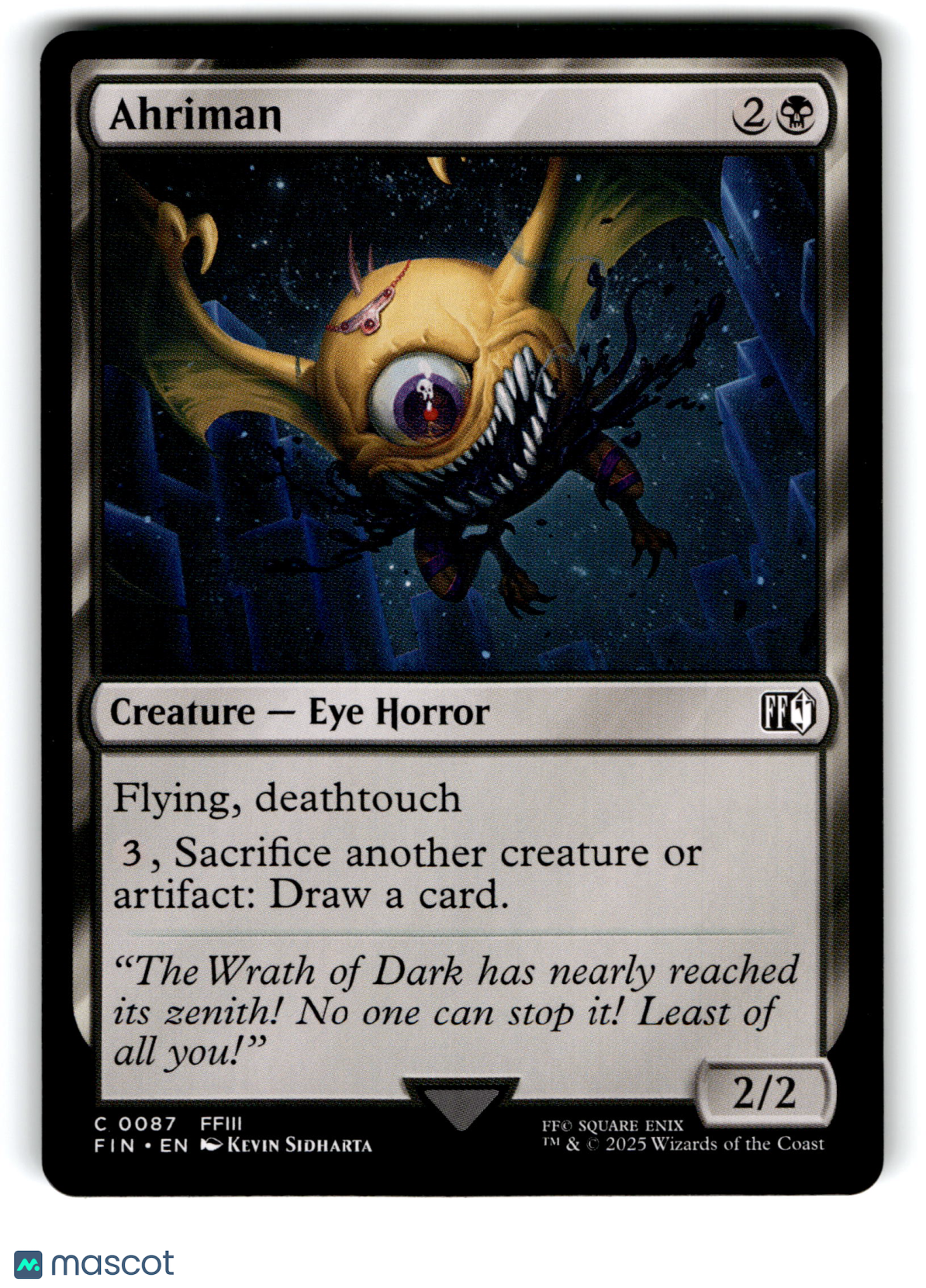 2023 Magic: The Gathering Ahriman #C 0087